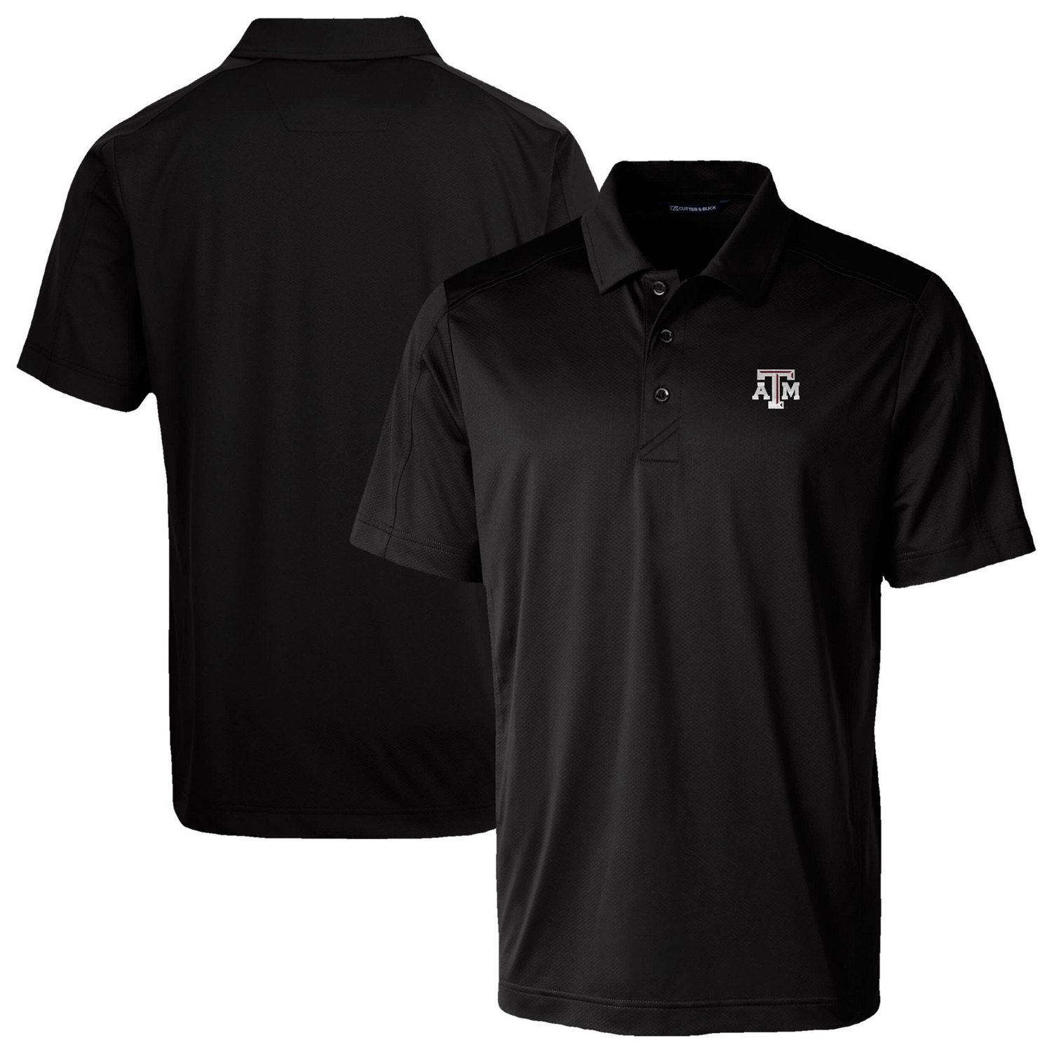 Cutter  Buck Texas AM Aggies Prospect Eco Textured Stretch Recycled Polo