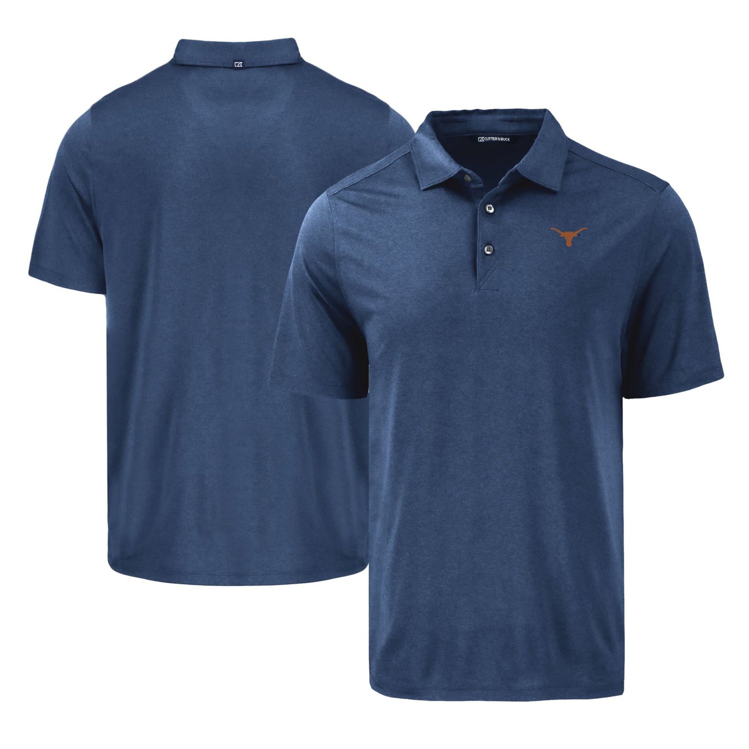 Cutter  Buck Texas Longhorns Coastline Epic Comfort Eco Recycled Polo