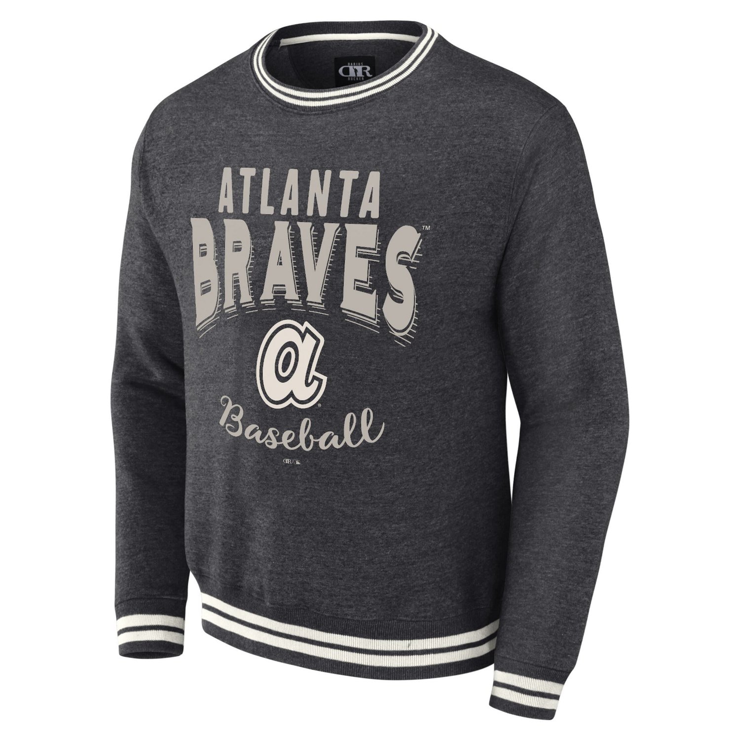 Darius Rucker Collection by Fanatics Atlanta Braves Vintage Pullover Sweatshirt - view number 2