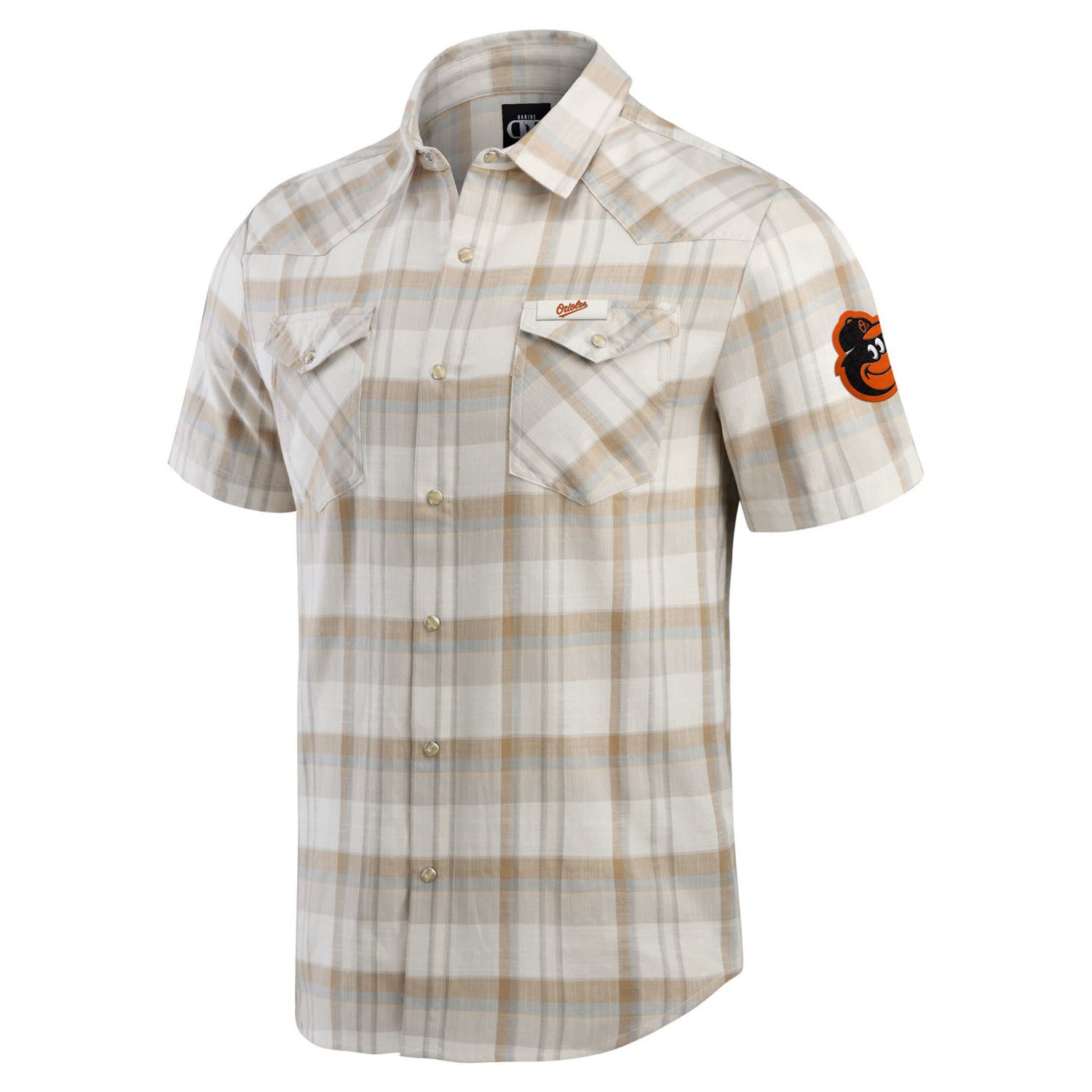 Darius Rucker Collection by Fanatics Baltimore Orioles Plaid Full-Snap Shirt - view number 2