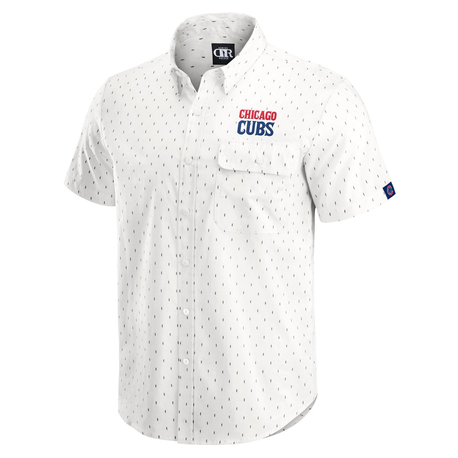 Darius Rucker Collection by Fanatics Chicago Cubs Printed Button-Down Shirt