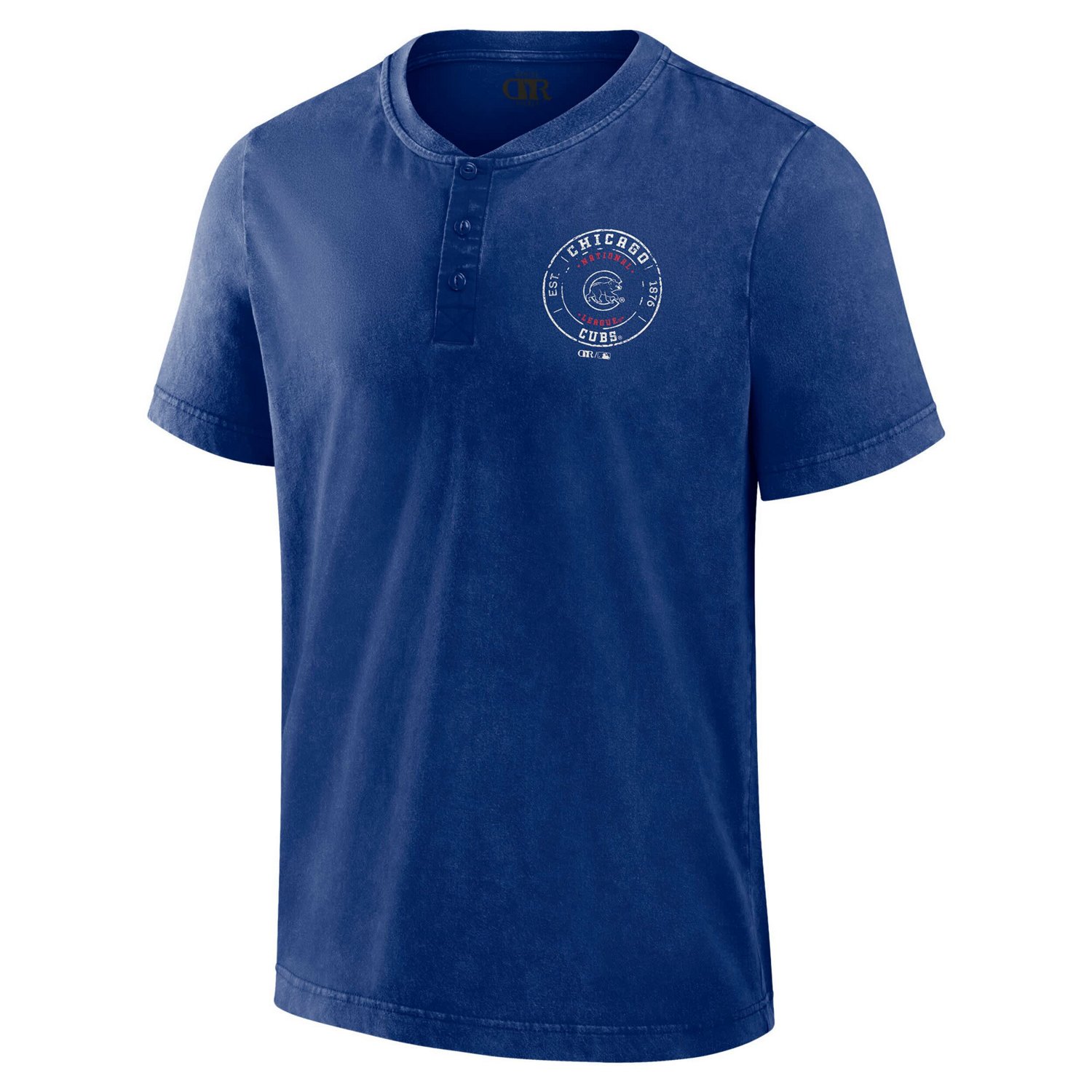 Darius Rucker Collection by Fanatics Chicago Cubs Washed Henley Shirt - view number 3