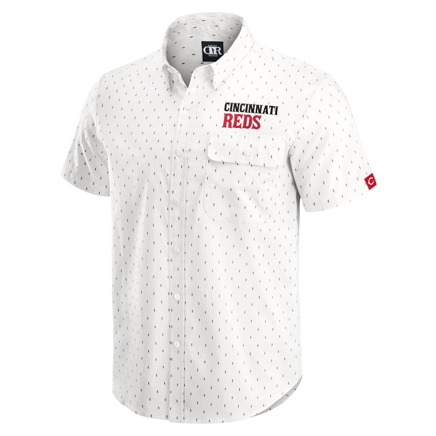 Darius Rucker Collection by Fanatics Cincinnati Reds Printed Button-Down Shirt