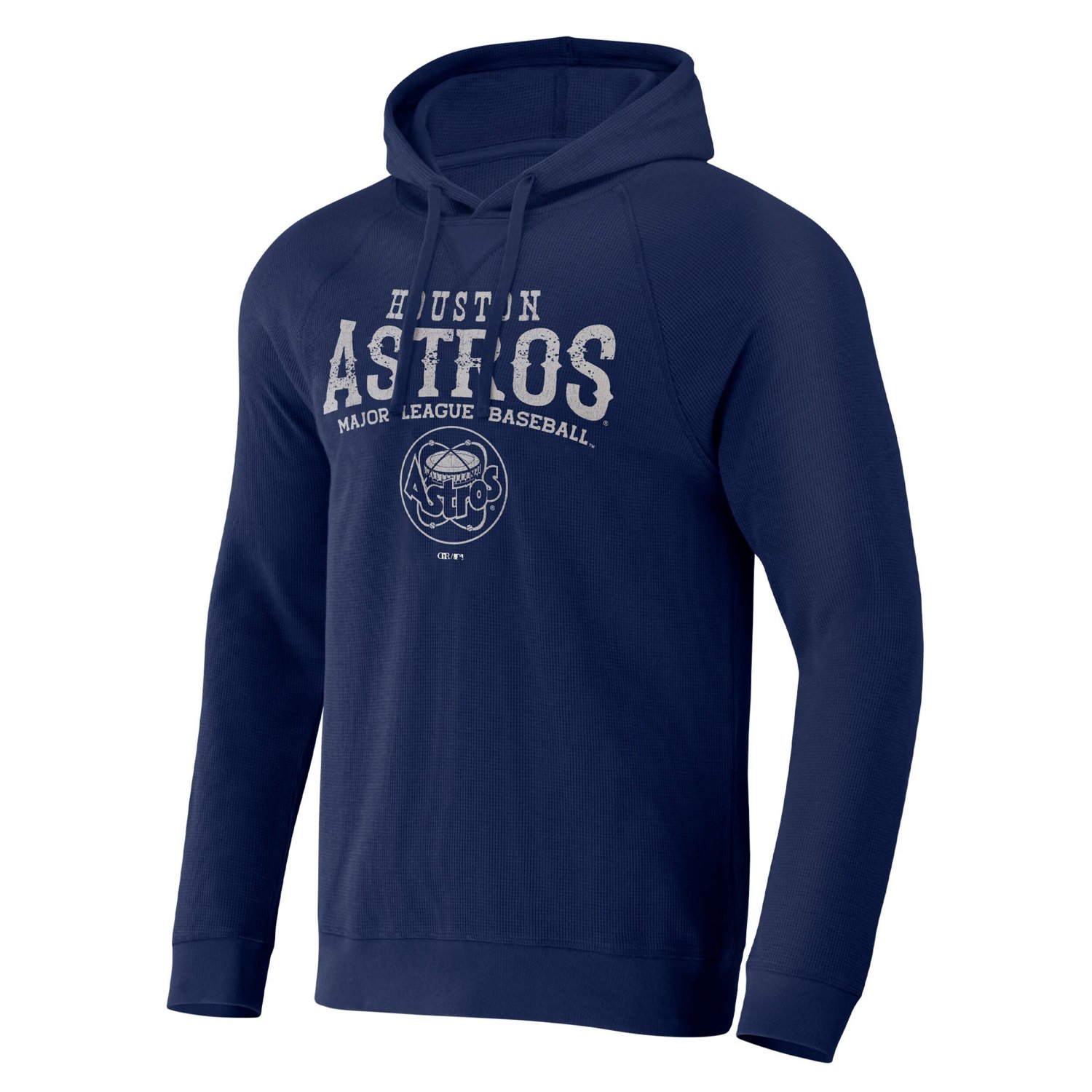 Darius Rucker Collection by Fanatics Houston Astros Waffle-Knit Raglan Pullover Hoodie - view number 2