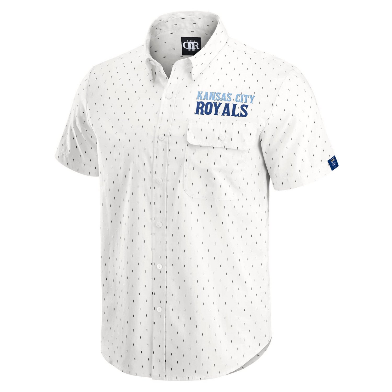 Darius Rucker Collection by Fanatics Kansas City Royals Printed Button-Down Top