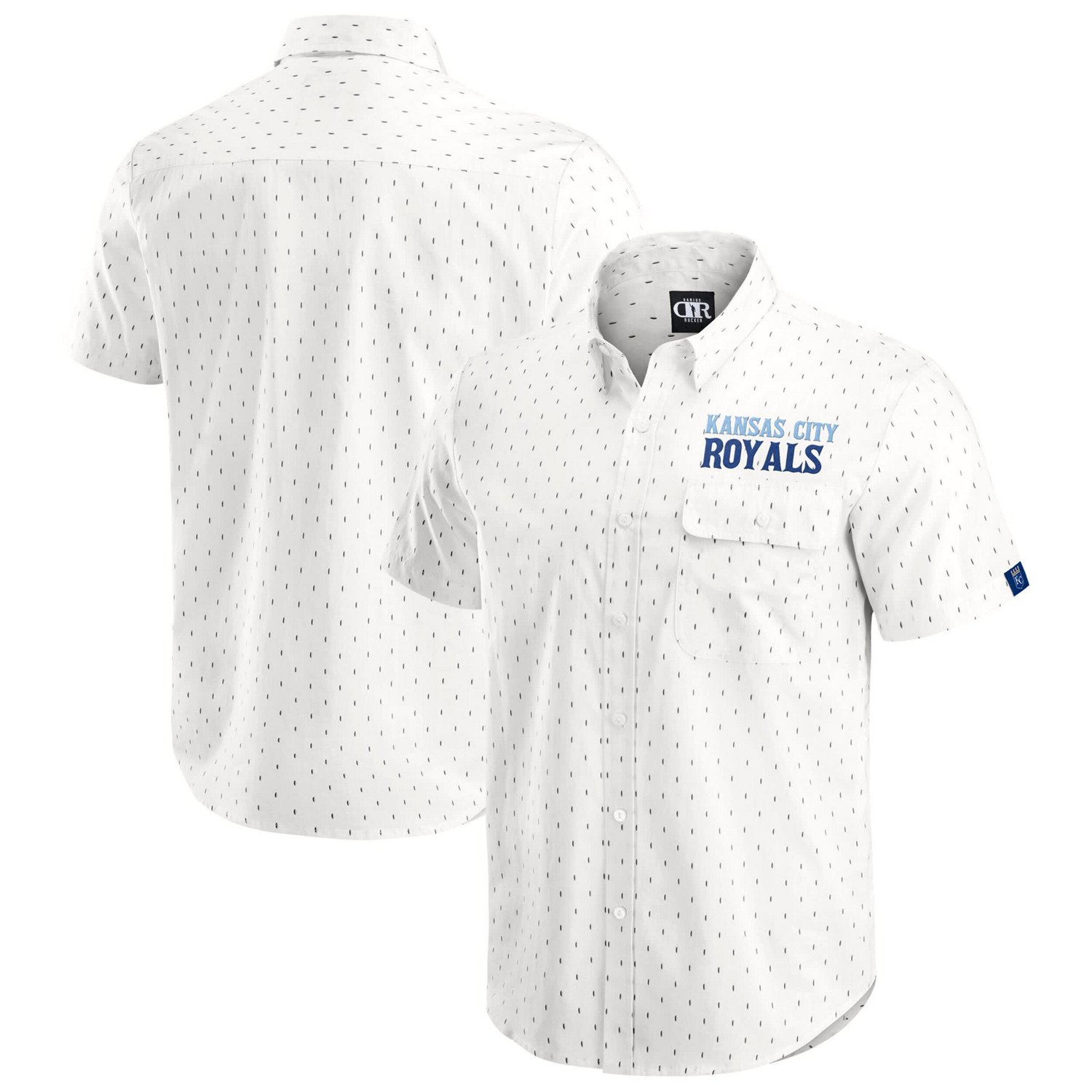 Darius Rucker Collection by Fanatics Kansas City Royals Printed Button-Down Top