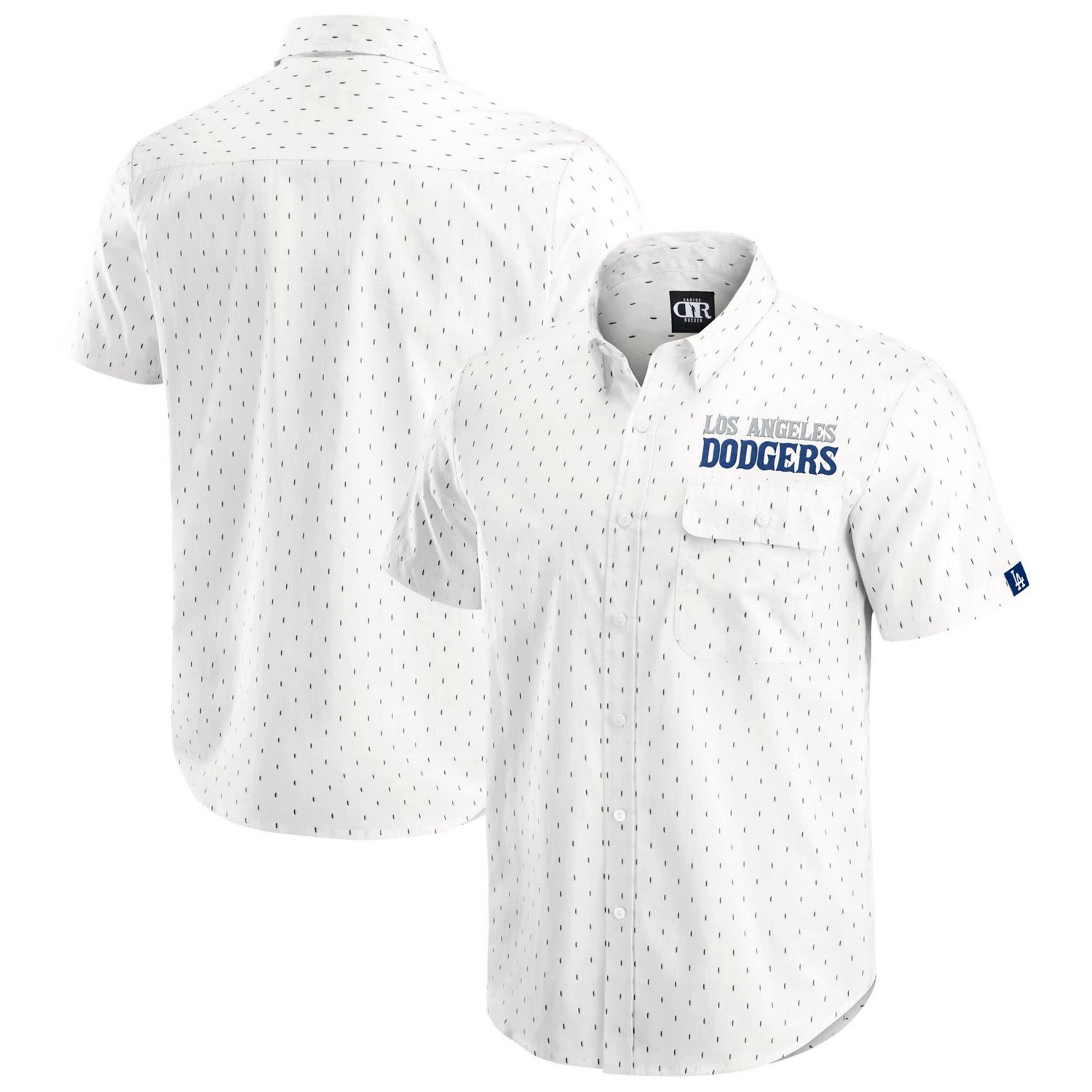 Darius Rucker Collection by Fanatics Los Angeles Dodgers Printed Button-Down Shirt