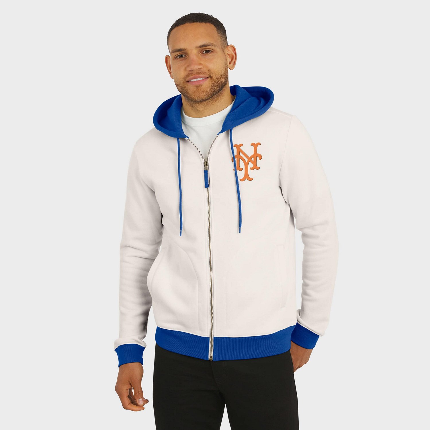 Darius Rucker Collection by Fanatics New York Mets Polar Fleece Full-Zip Hoodie - view number 4