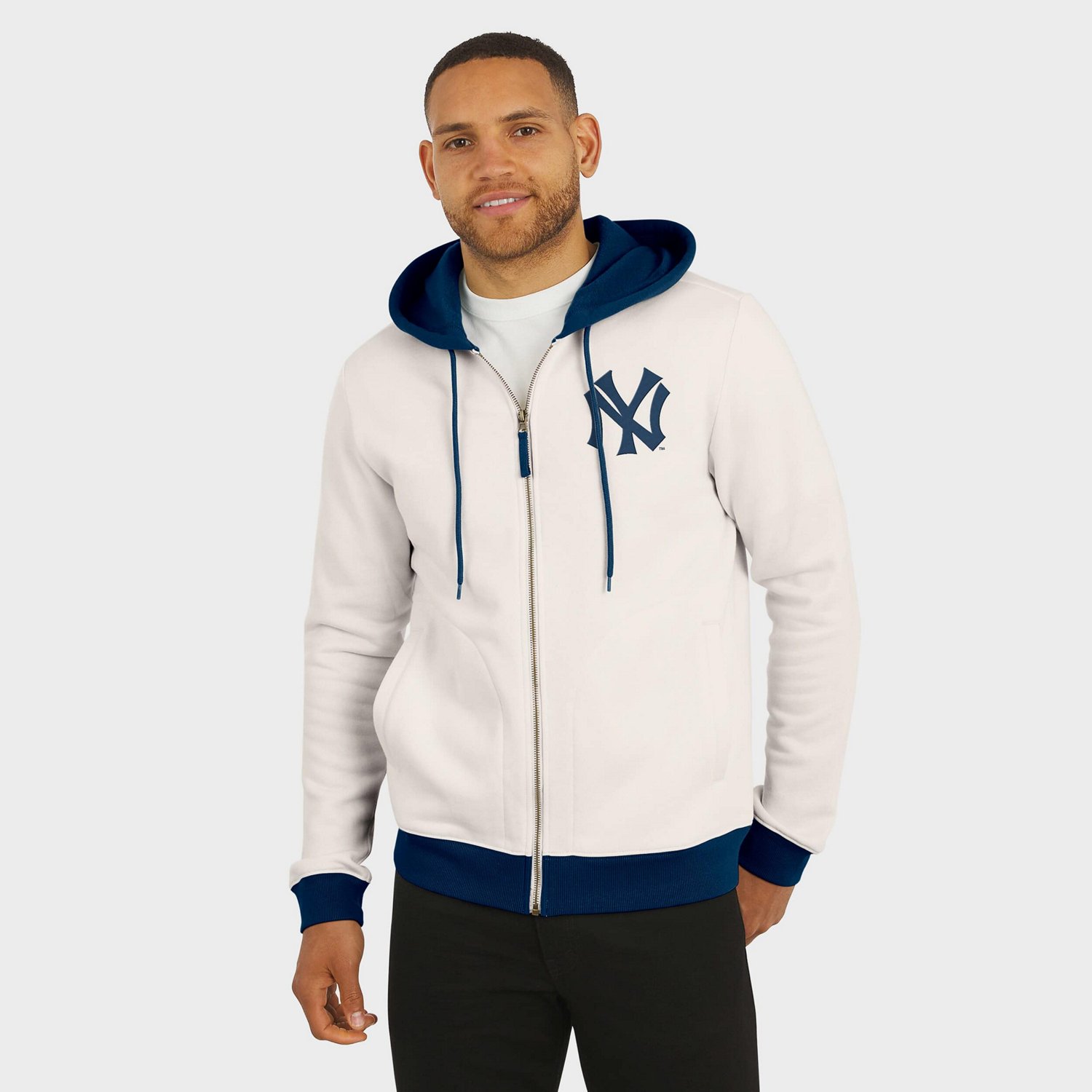 Darius Rucker Collection by Fanatics New York Yankees Polar Fleece Full-Zip Hoodie - view number 4
