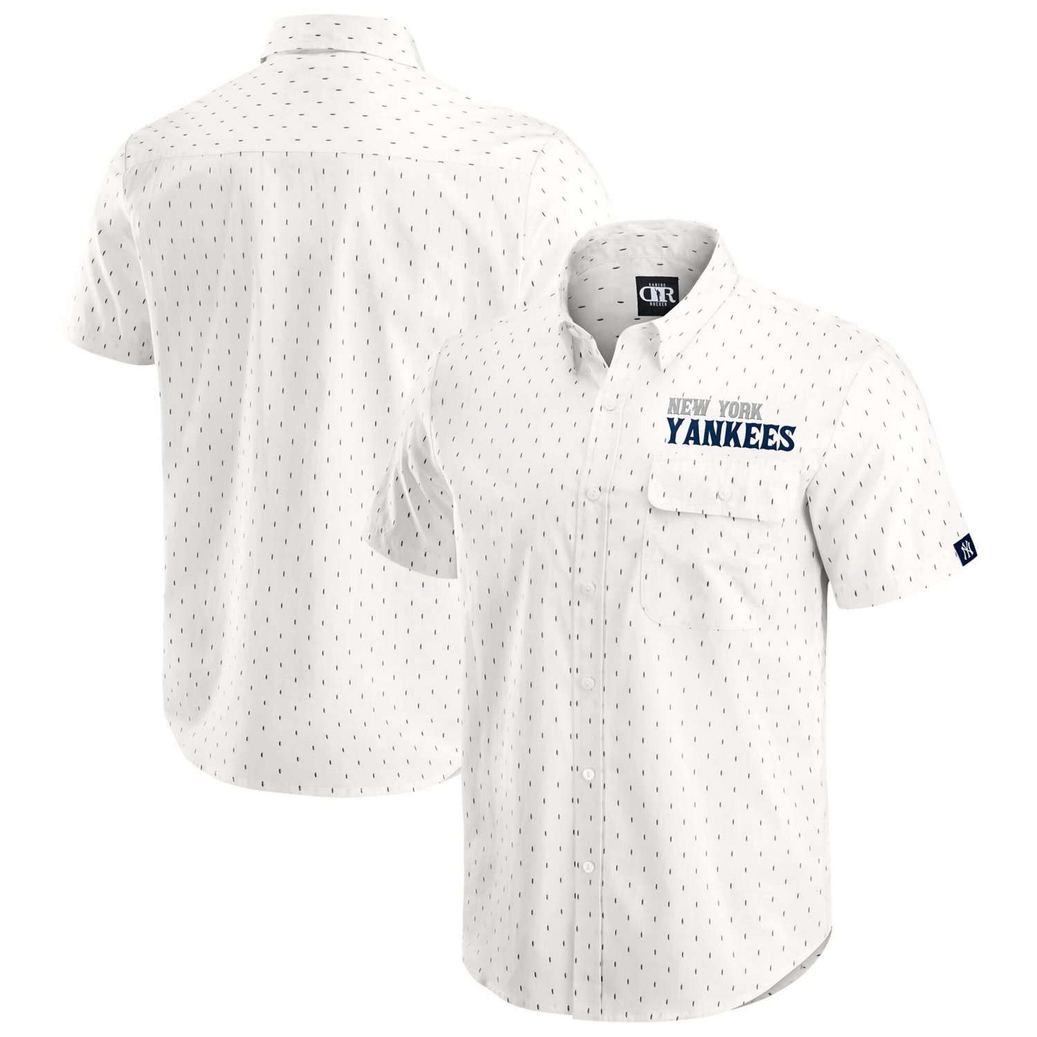 Darius Rucker Collection by Fanatics New York Yankees Printed Button-Down Shirt