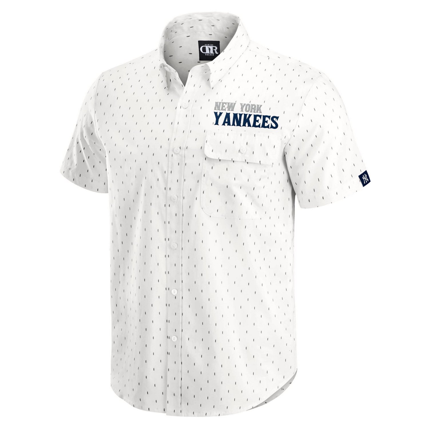 Darius Rucker Collection by Fanatics New York Yankees Printed Button-Down Shirt