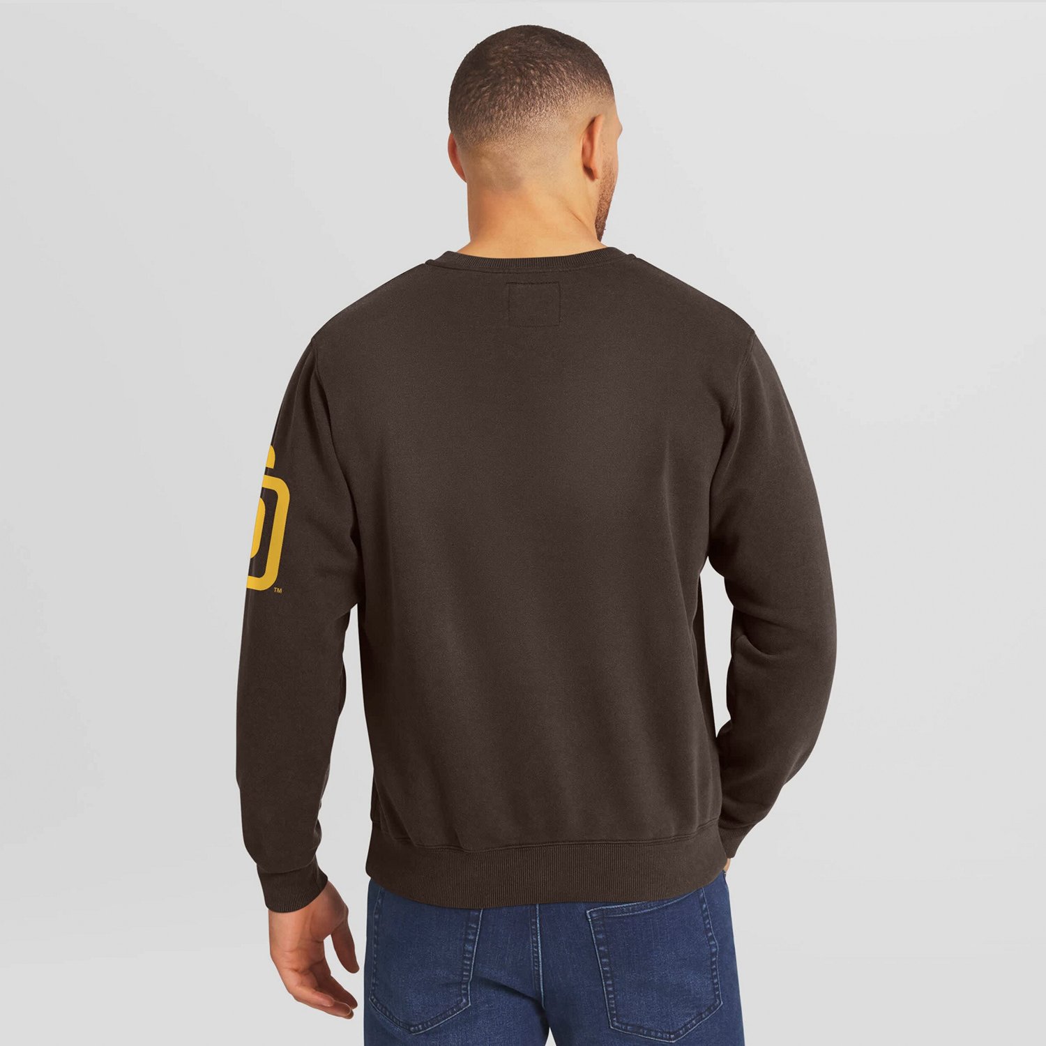 Darius Rucker Collection by Fanatics San Diego Padres Washed Crew Neck Pullover Sweatshirt - view number 2