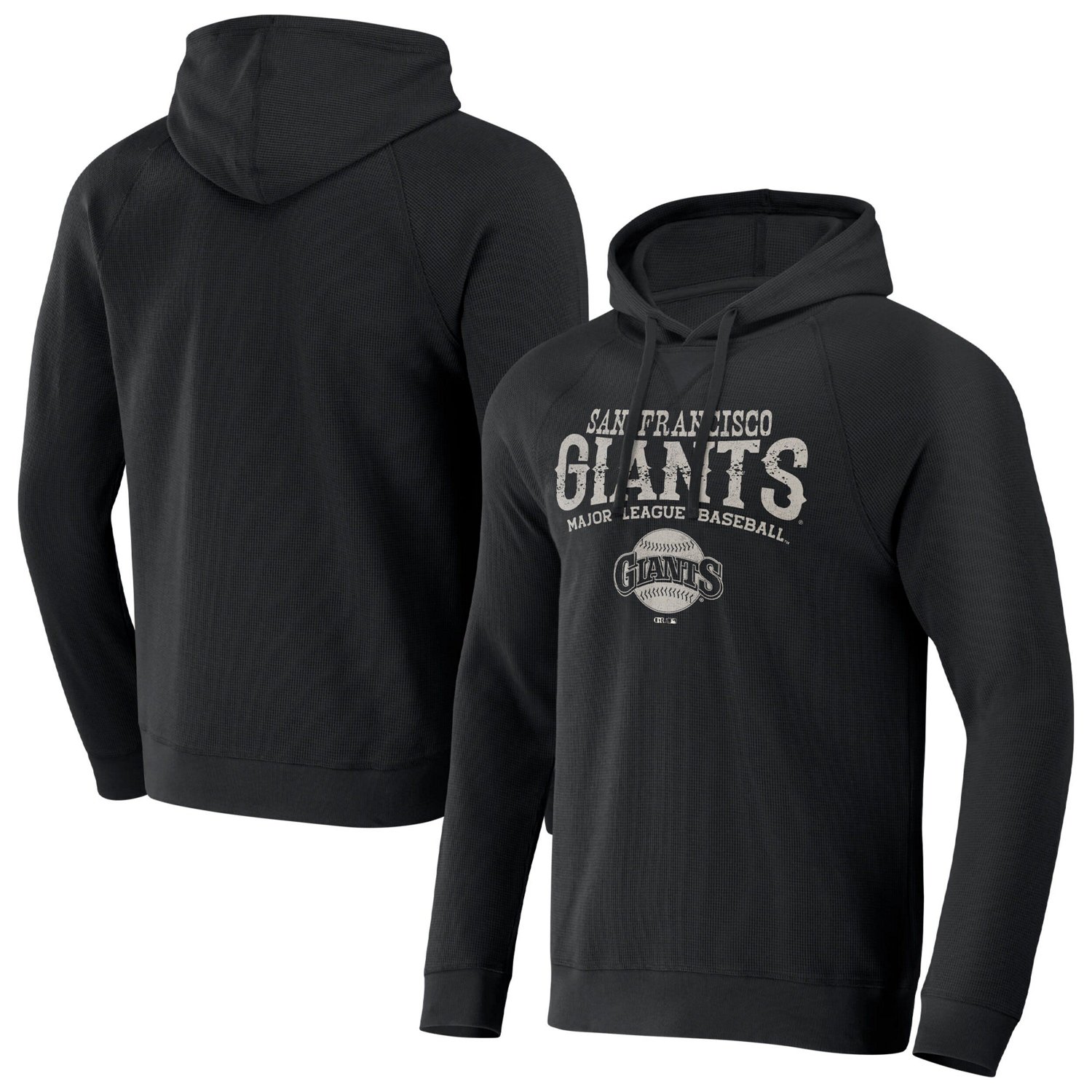 Darius Rucker Collection by Fanatics San Francisco Giants Waffle-Knit Raglan Pullover Hoodie