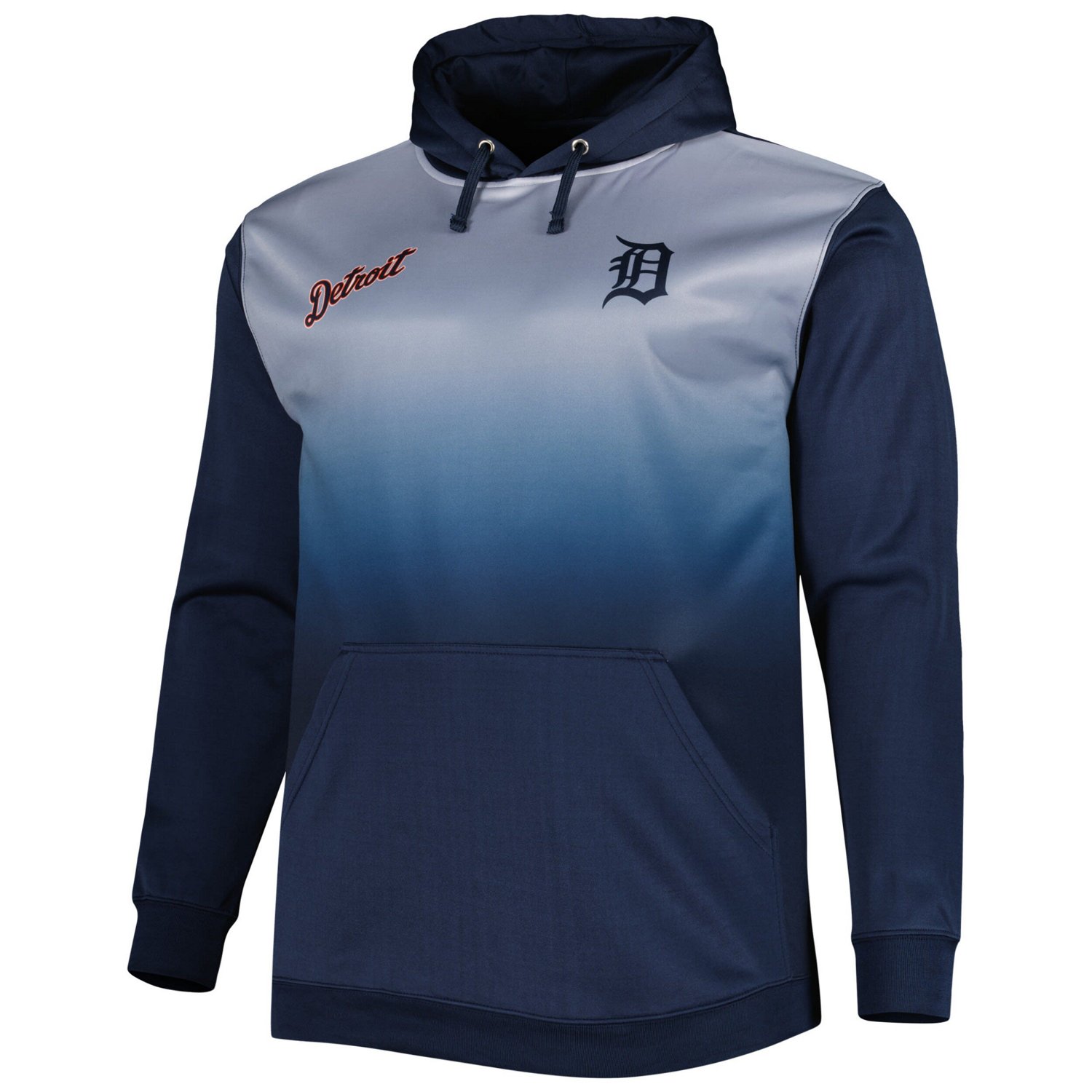 Detroit Tigers Fade Sublimated Fleece Pullover Hoodie - view number 2