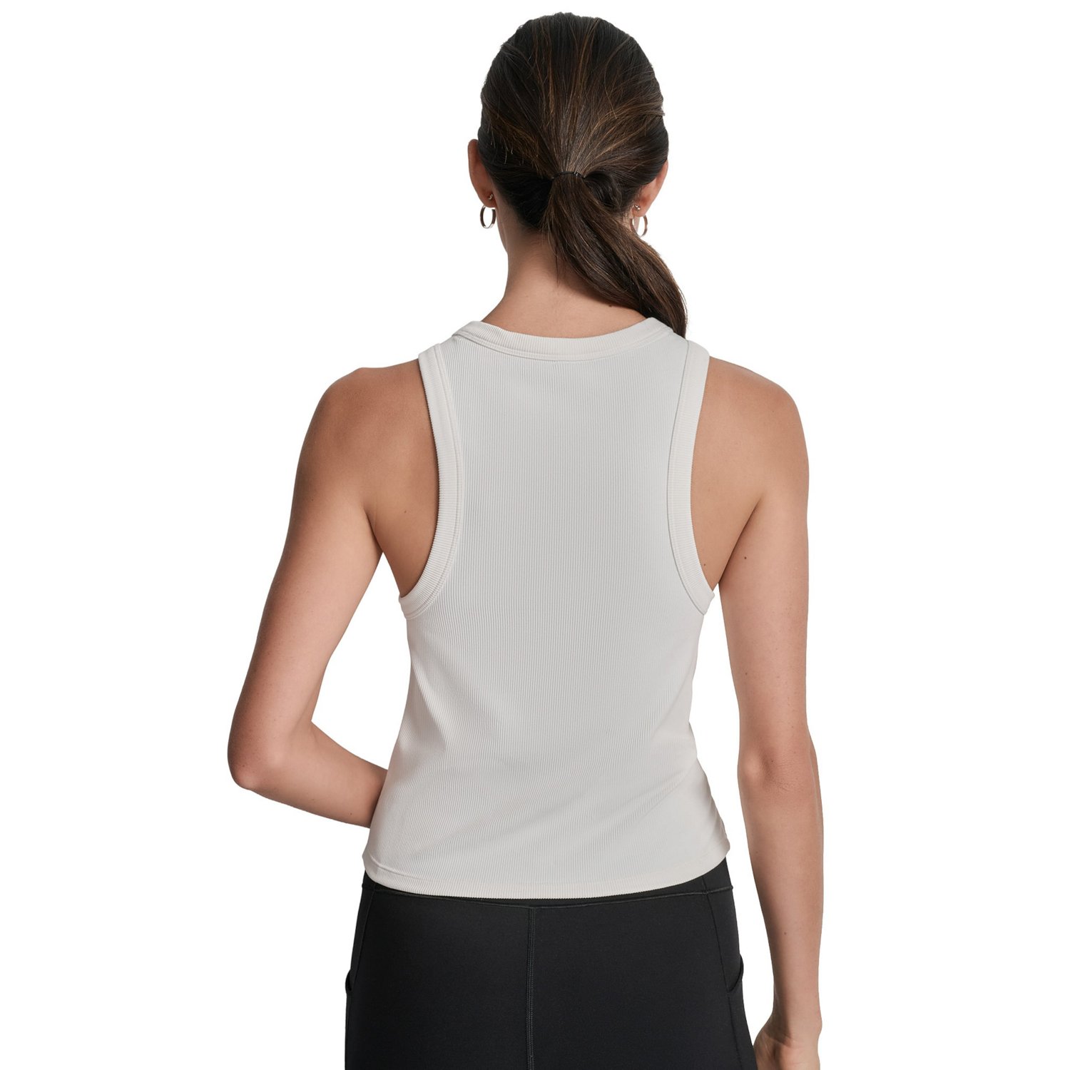 DKNY New York Knicks Hudson Rib High Neck Tank Top - view number 2