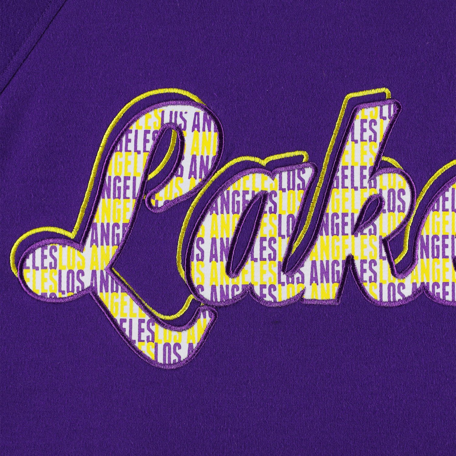 DKNY Sport Los Angeles Lakers Regina Raglan Pullover Sweatshirt