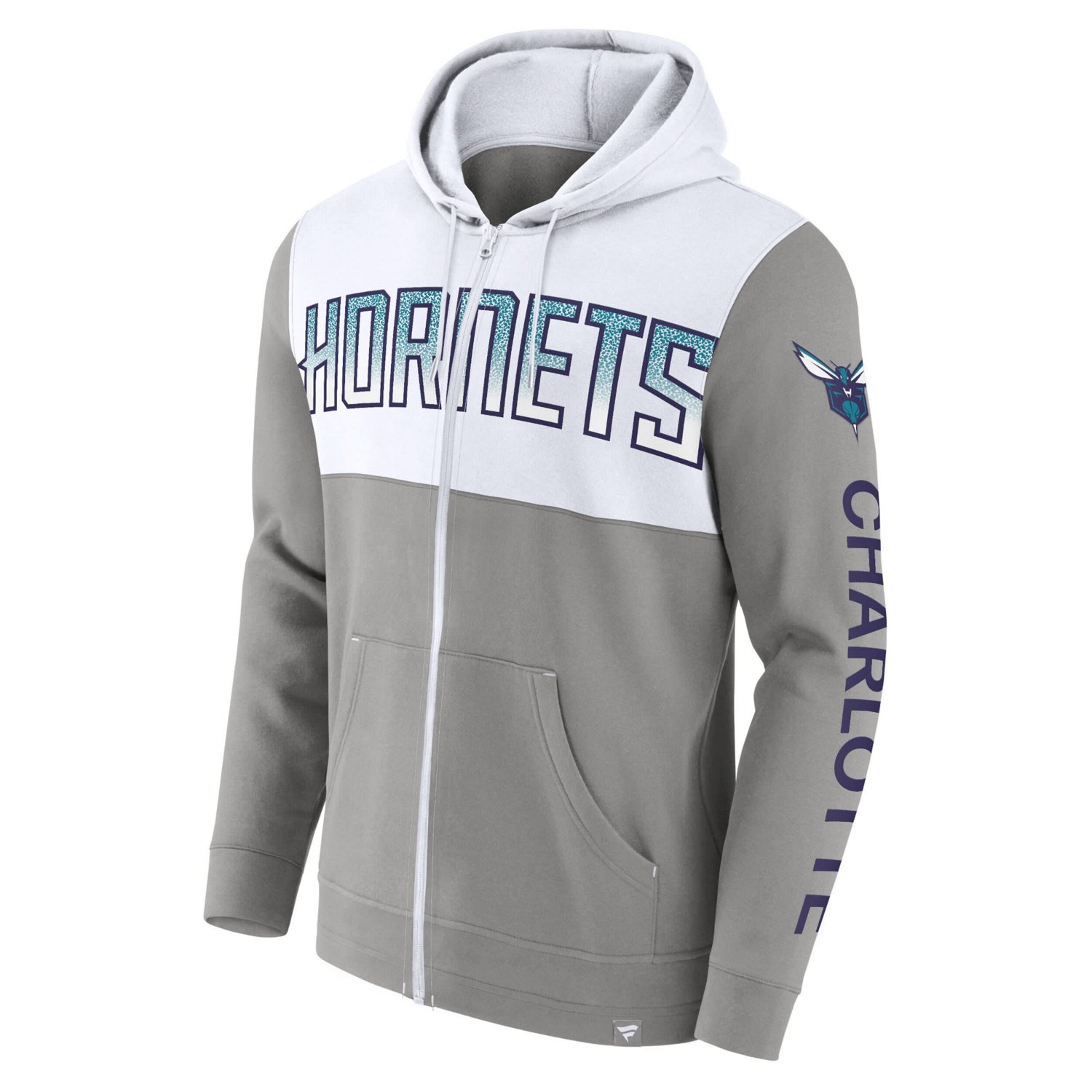 Fanatics / Charlotte Hornets Skyhook Colorblock Full-Zip Hoodie                                                                  - view number 2