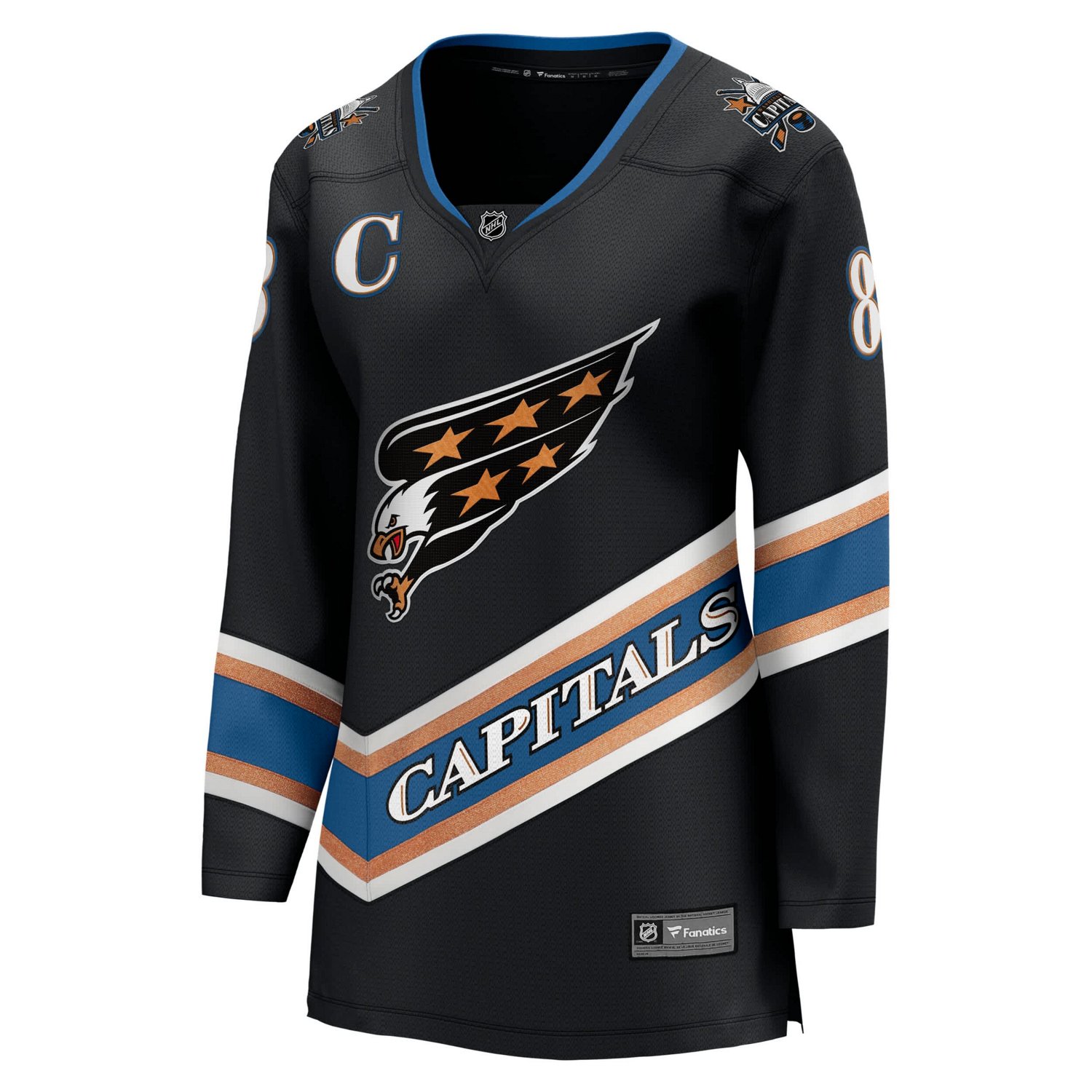Fanatics Alexander Ovechkin Washington Capitals Alternate 50th Anniversary Premier Breakaway Player Jersey - view number 2