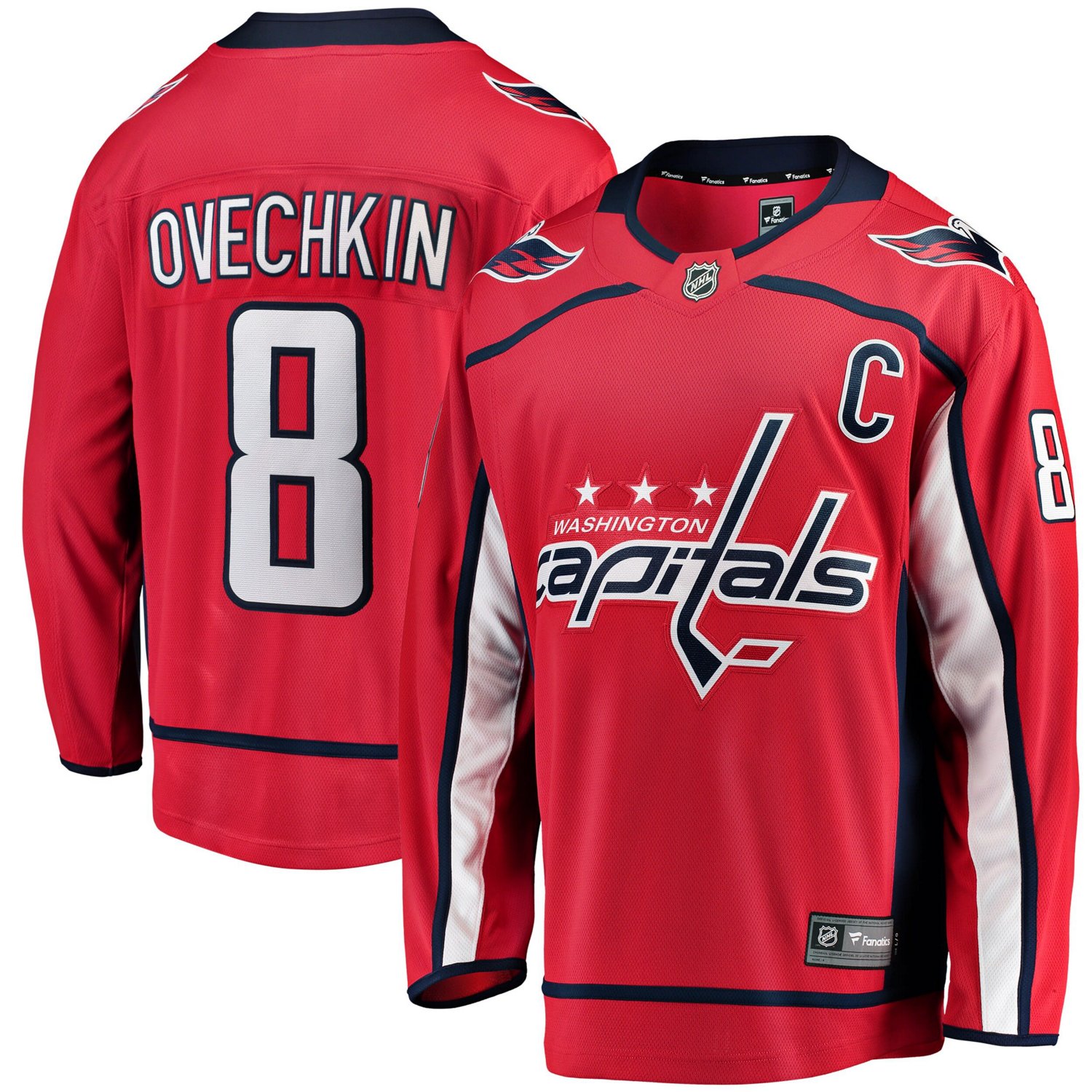 Fanatics Alexander Ovechkin Washington Capitals Breakaway Player Jersey