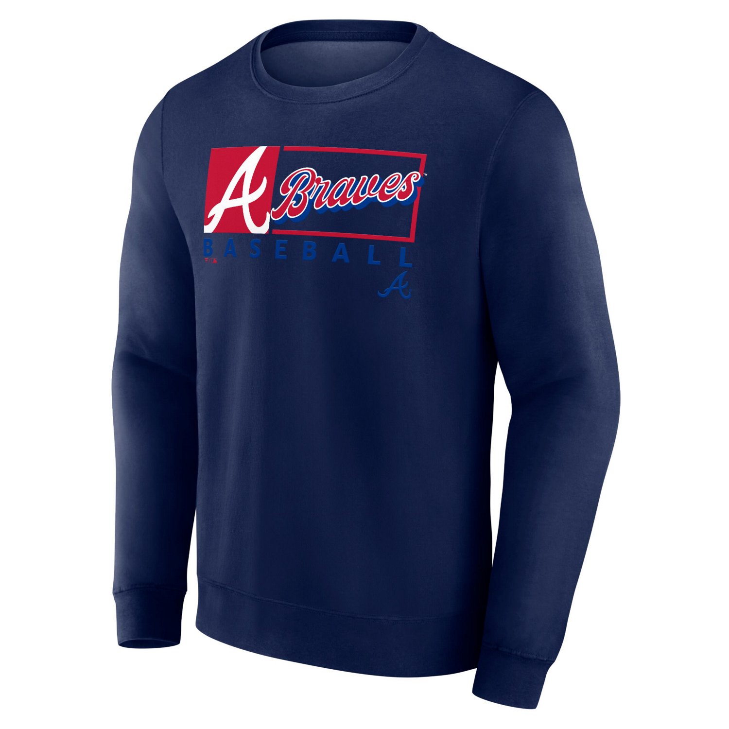 Fanatics Atlanta Braves Focus Fleece Pullover Sweatshirt                                                                         - view number 2