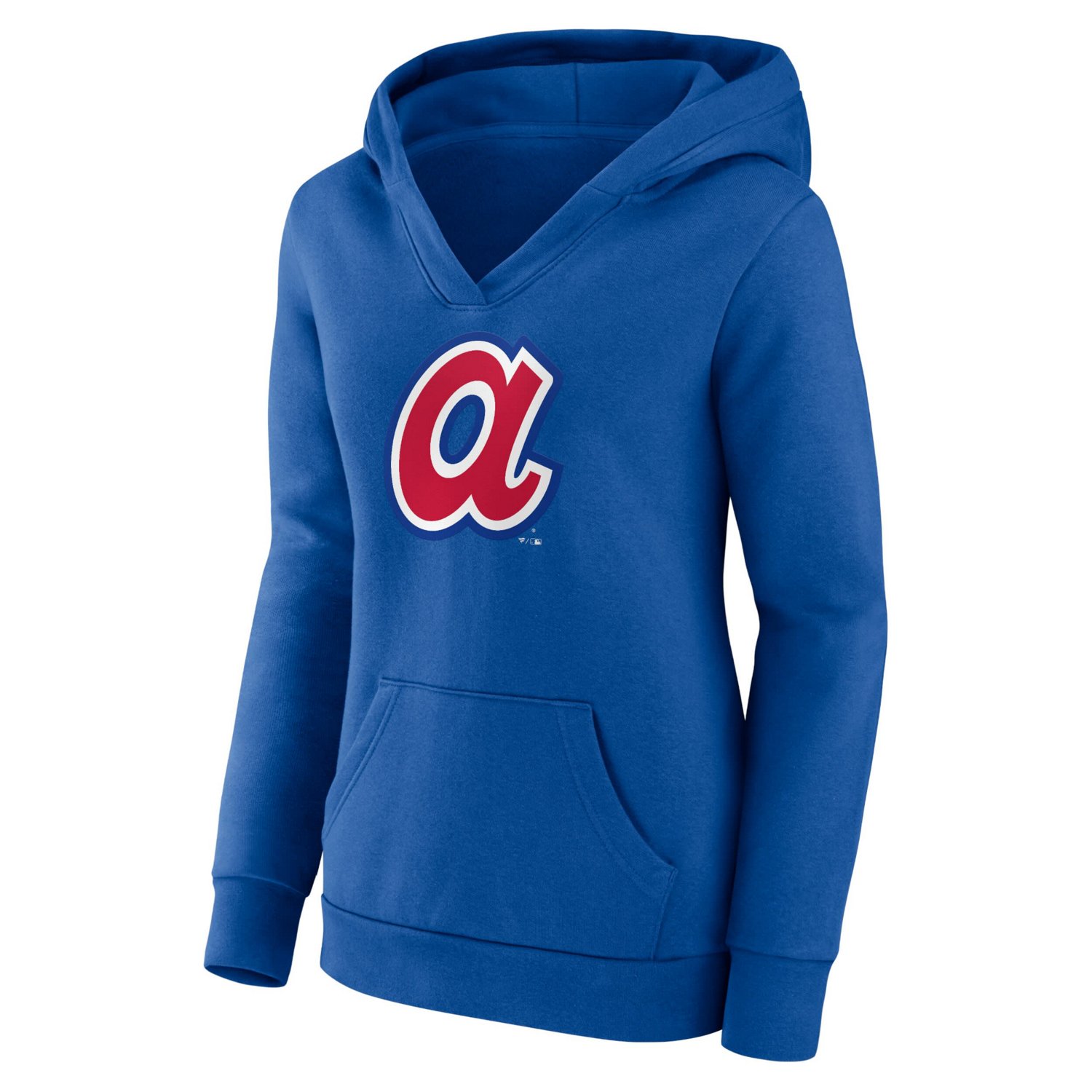 Fanatics Atlanta Braves Forbes Crossover V-Neck Pullover Hoodie                                                                  - view number 2