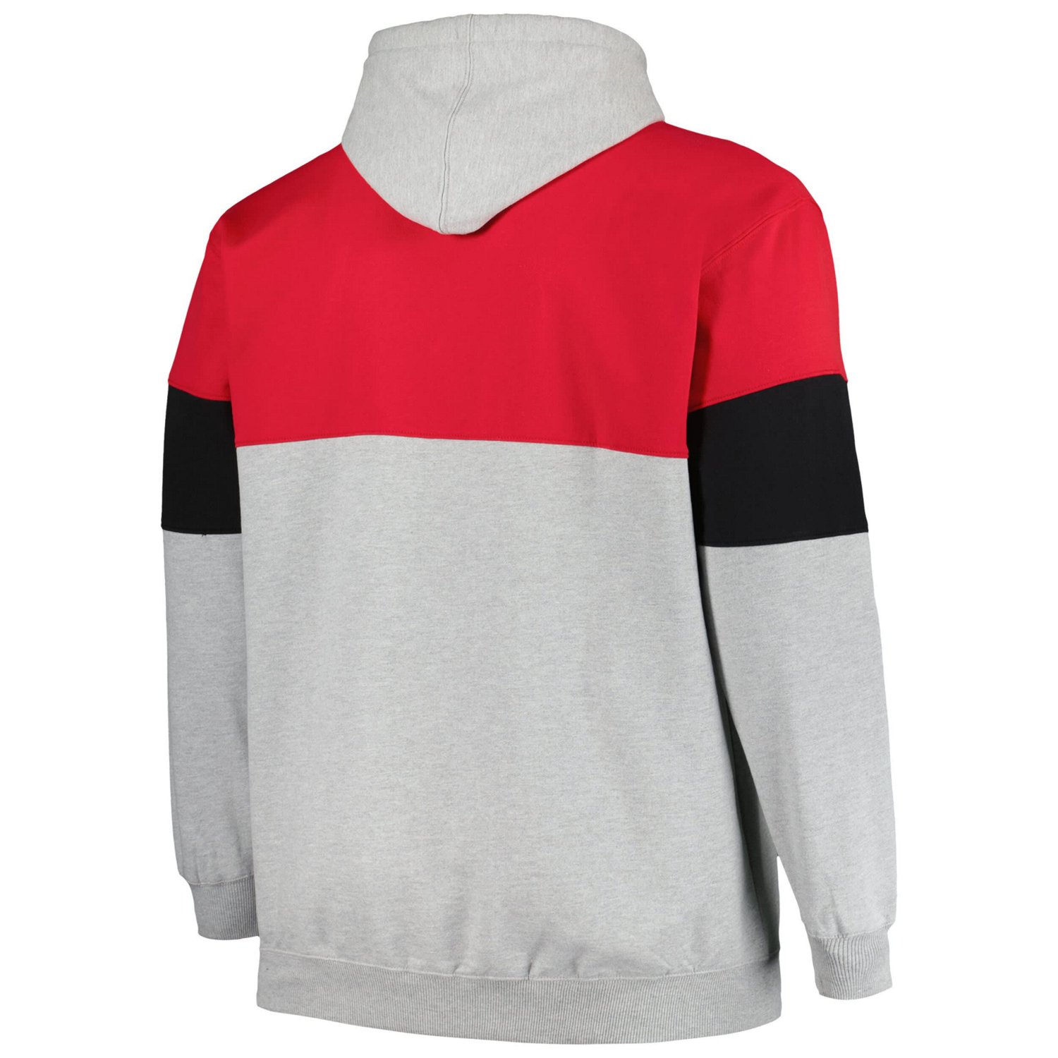 Fanatics /Black Chicago Bulls Big  Tall Pullover Hoodie                                                                          - view number 3