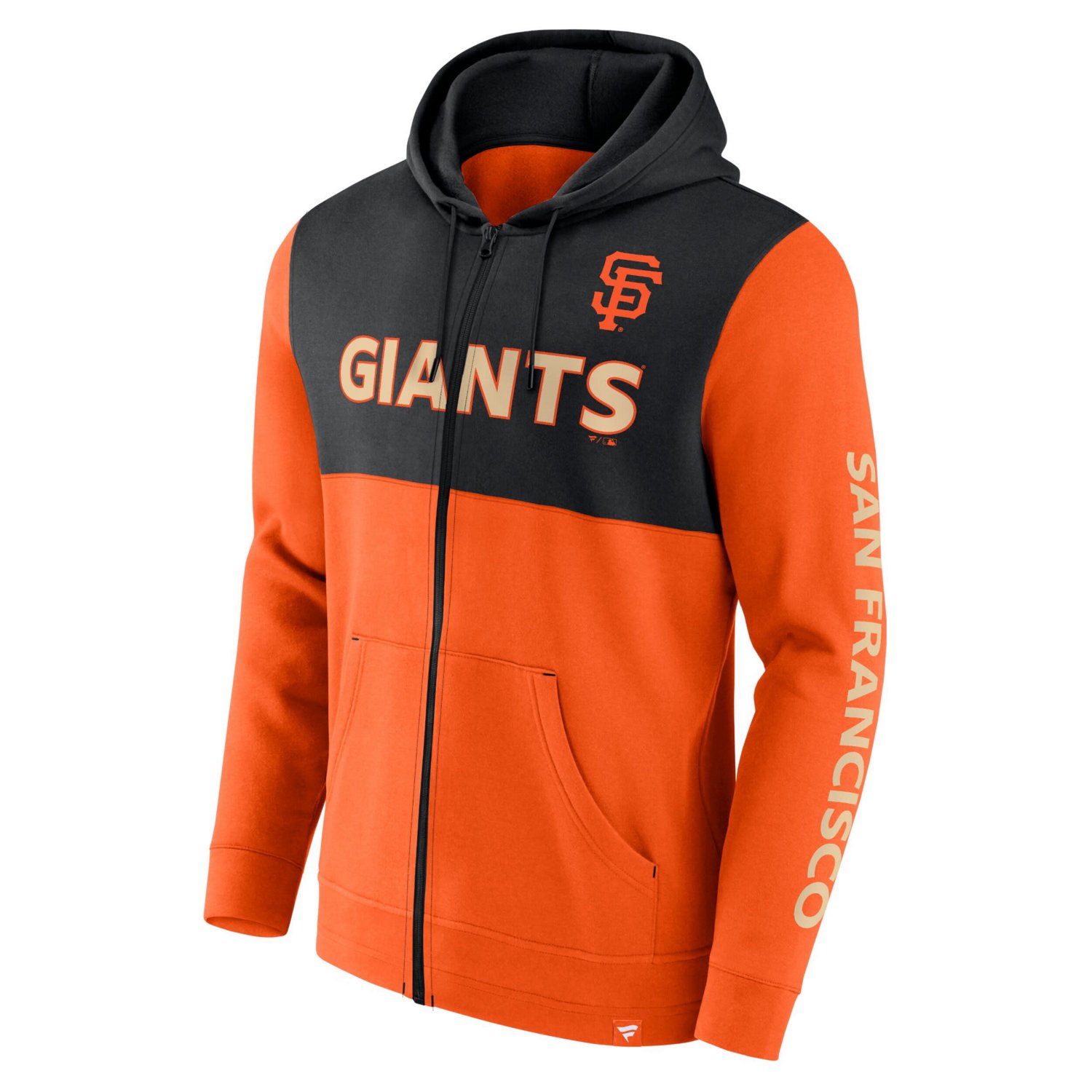 Fanatics /Black San Francisco Giants Ace Hoodie Full-Zip Sweatshirt - view number 2