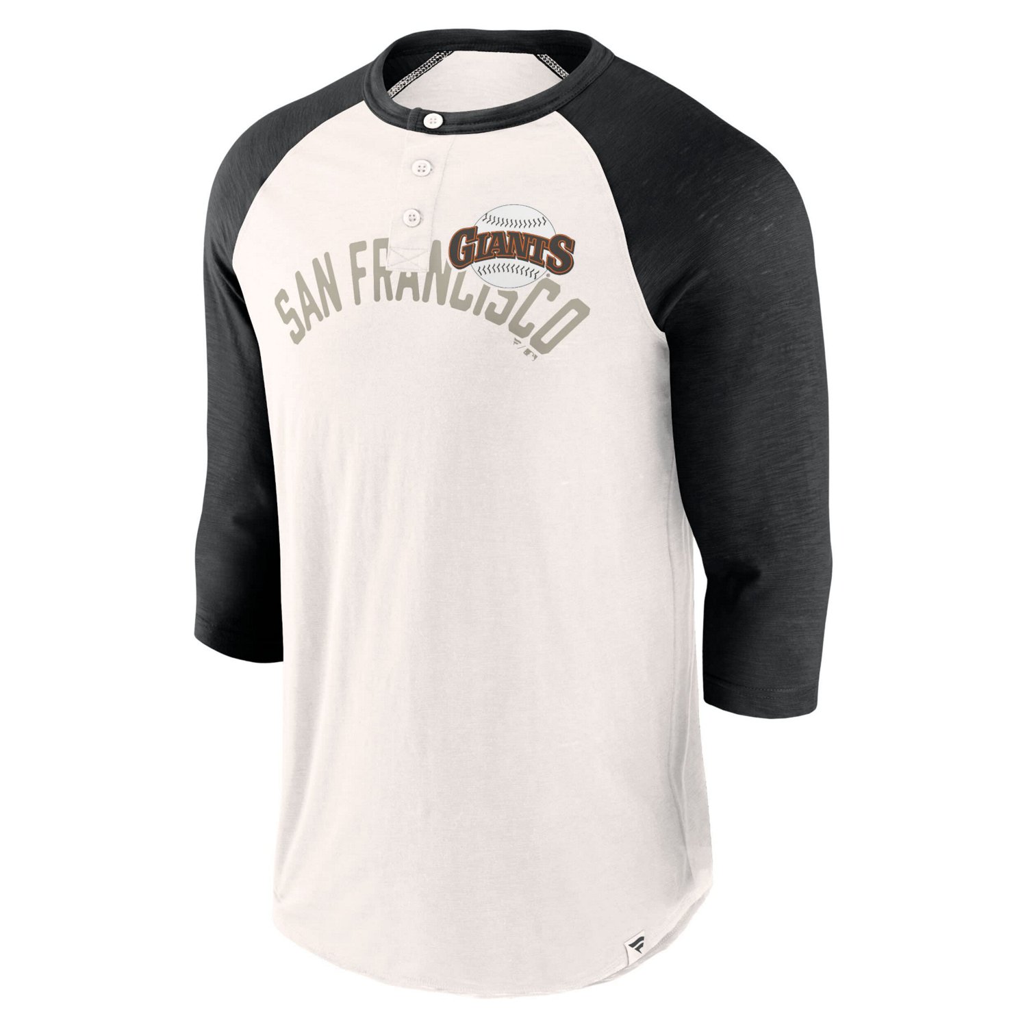 Fanatics Black San Francisco Giants Backdoor Slider Raglan 3 4-Sleeve T-Shirt
