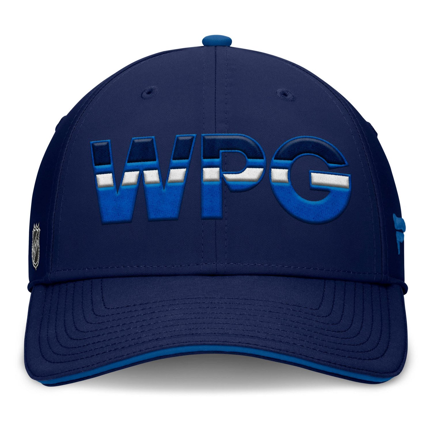 Fanatics Blue Winnipeg Jets Authentic Pro Rink Team Code Flex Hat - view number 2
