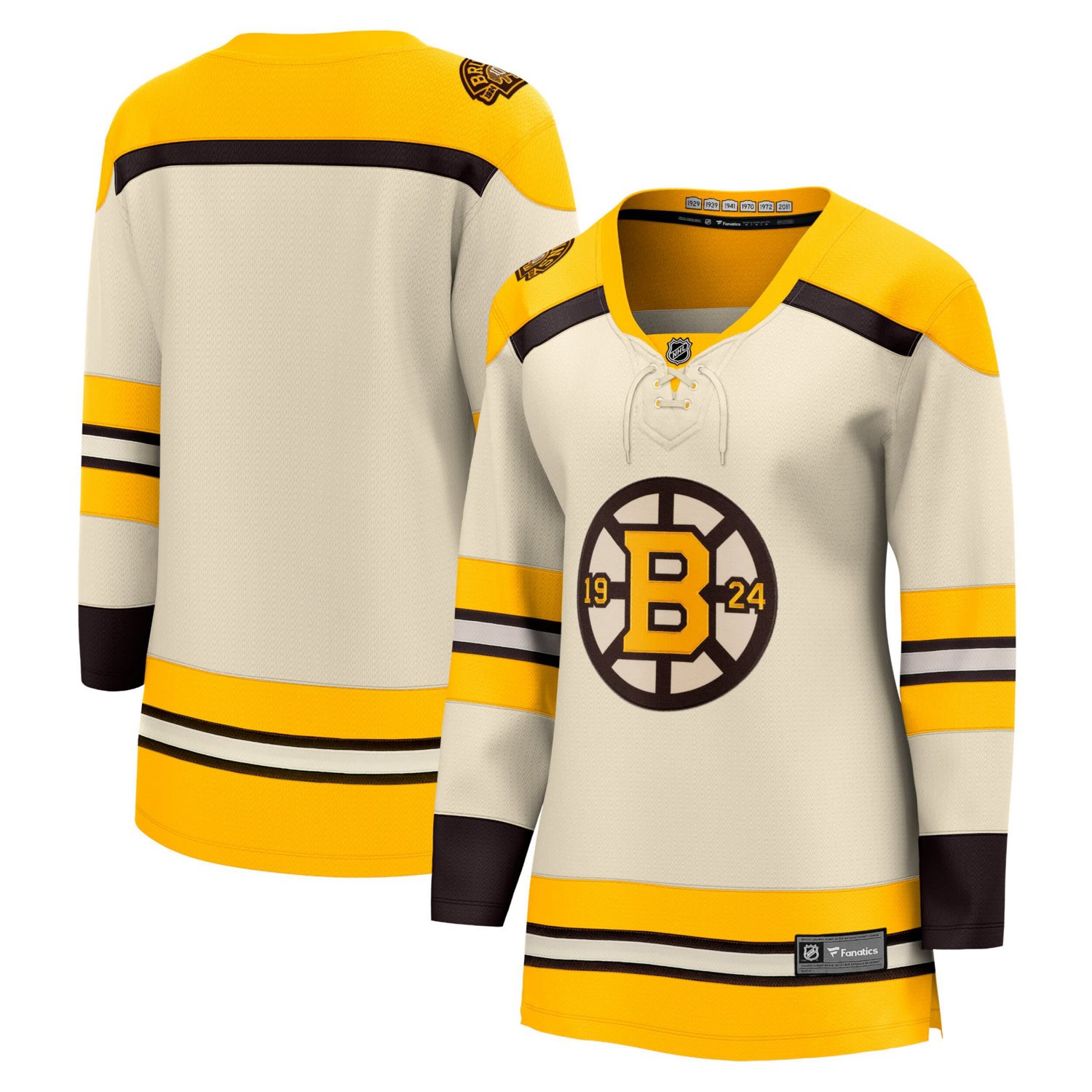 Fanatics Boston Bruins 100th Anniversary Premier Breakaway Jersey