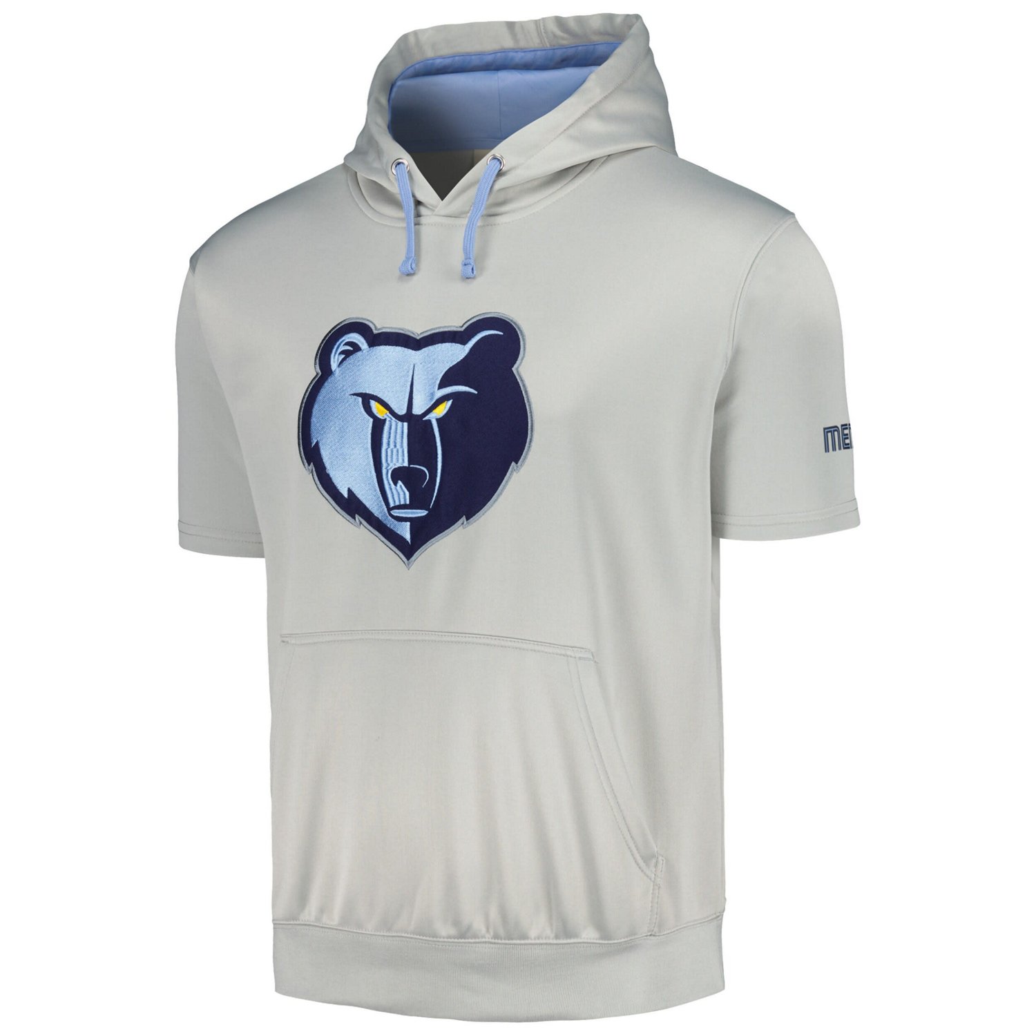 Fanatics Branded /Light Blue Memphis Grizzlies Short Sleeve Pullover Hoodie                                                      - view number 2