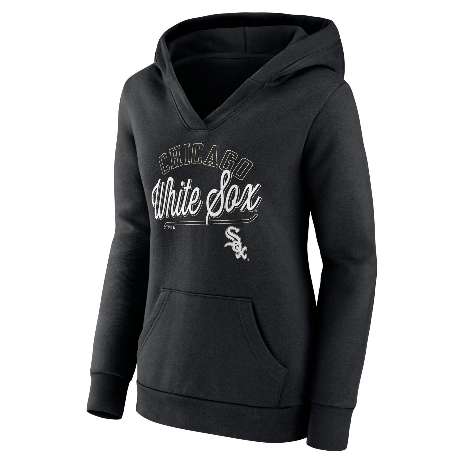 Fanatics Branded Chicago White Sox Simplicity Crossover V-Neck Pullover Hoodie - view number 2