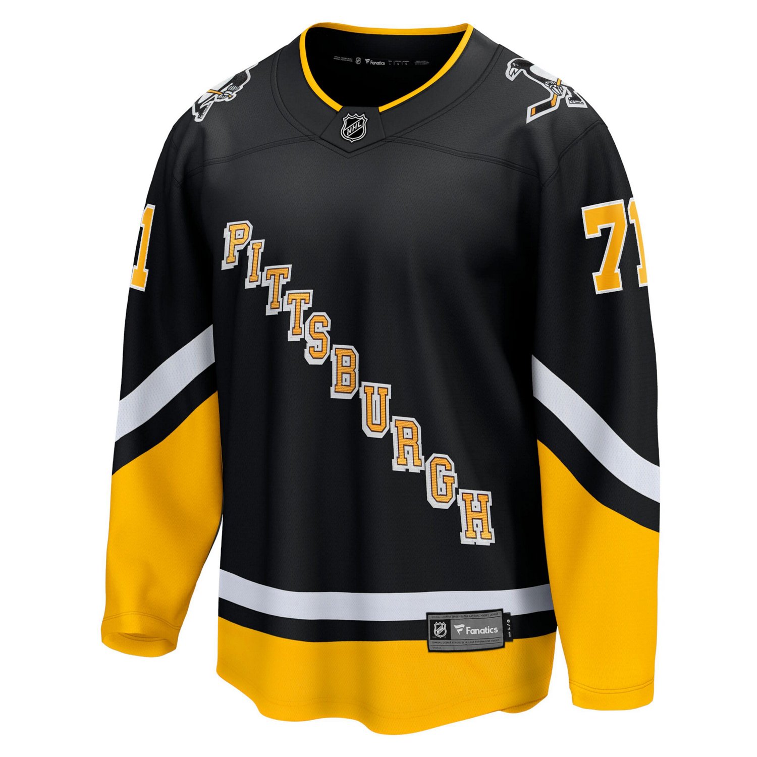 Fanatics Branded Evgeni Malkin Pittsburgh Penguins Alternate Premier Breakaway Player Jersey                                     - view number 2