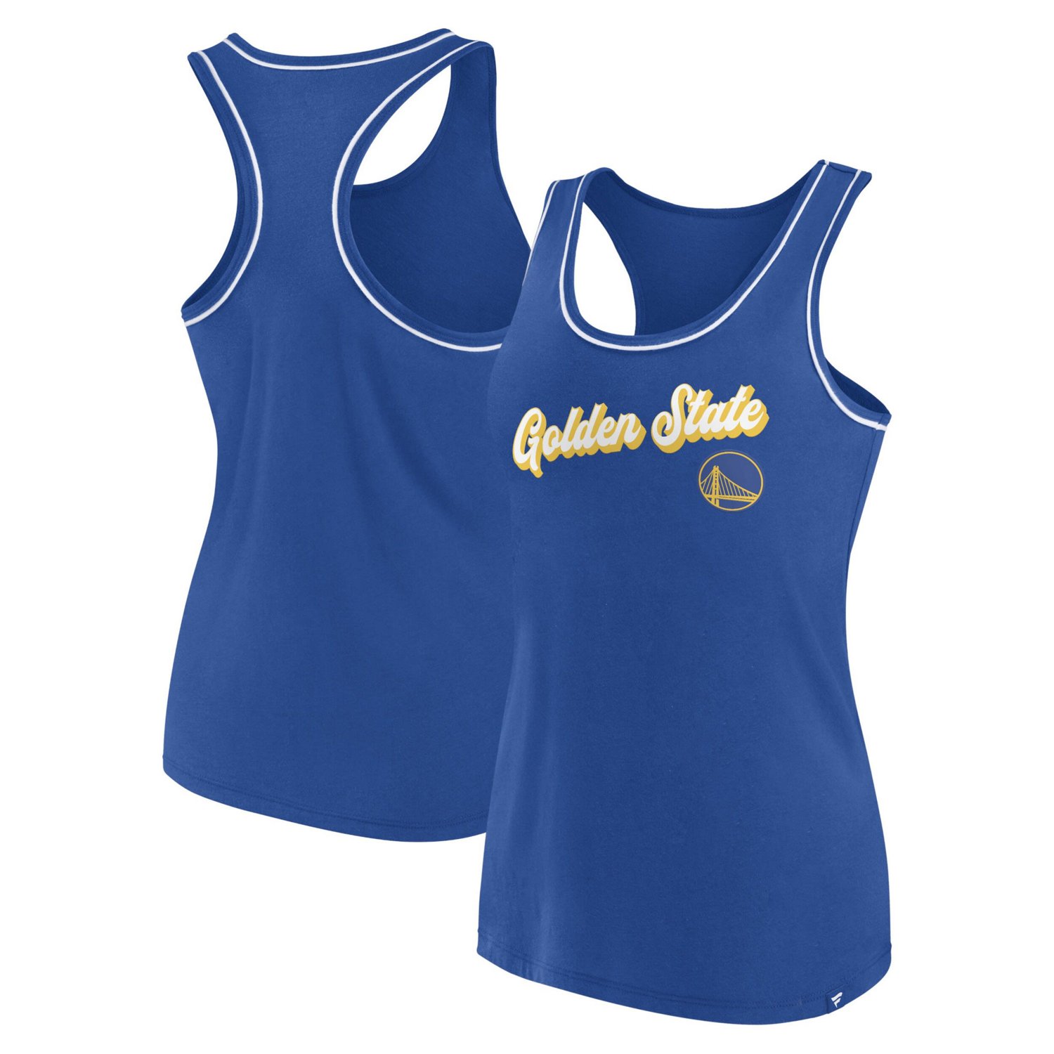 Fanatics Branded Golden State Warriors Wordmark Logo Racerback Tank Top