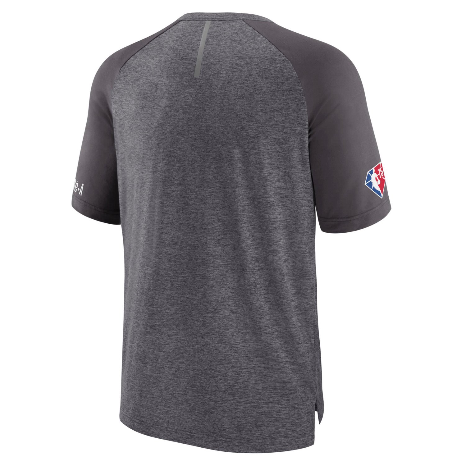 Fanatics Branded Heathered Gray Washington Wizards 2022 Noches Ene-Be-A Core Shooting Raglan T-Shirt                             - view number 3