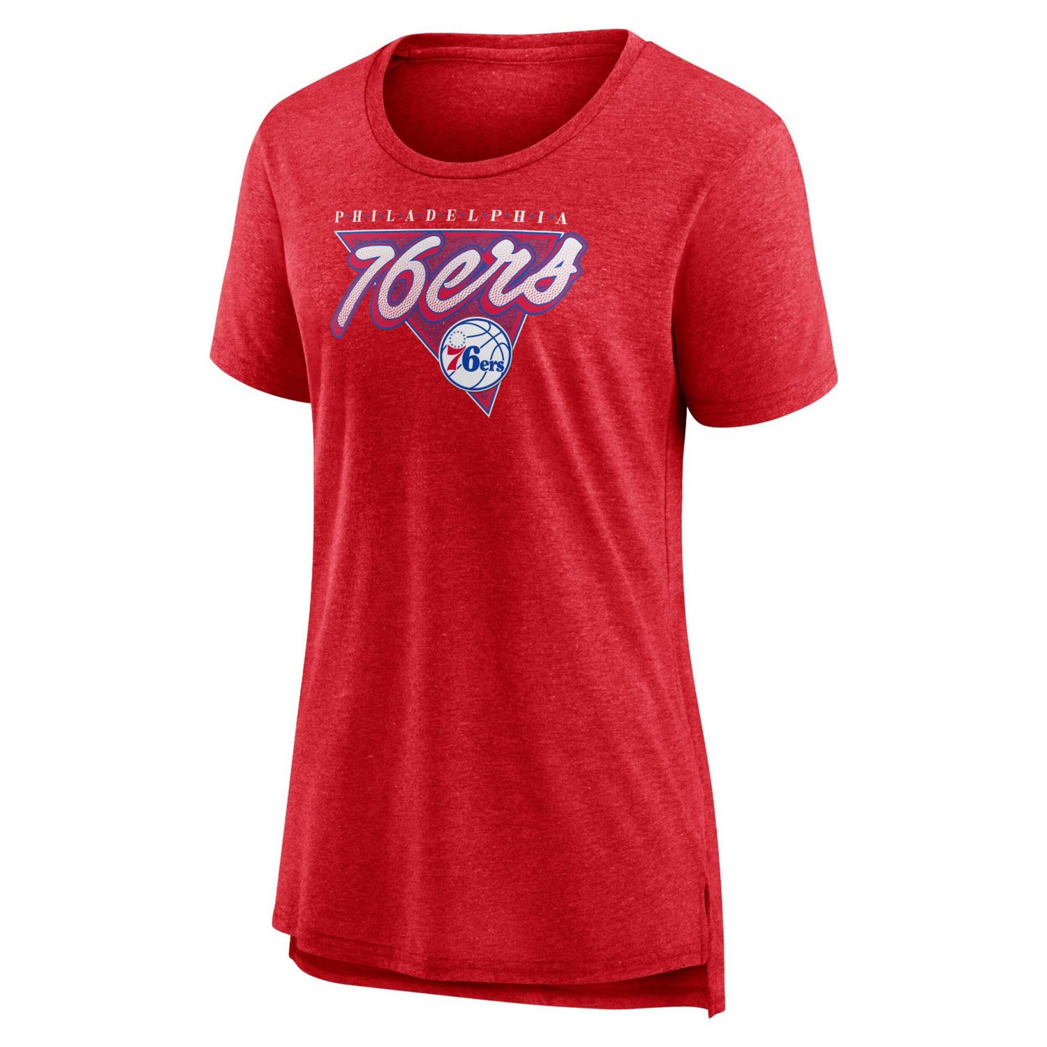 Fanatics Branded Heathered Philadelphia 76ers True Classics Tri-Blend T-Shirt                                                    - view number 2