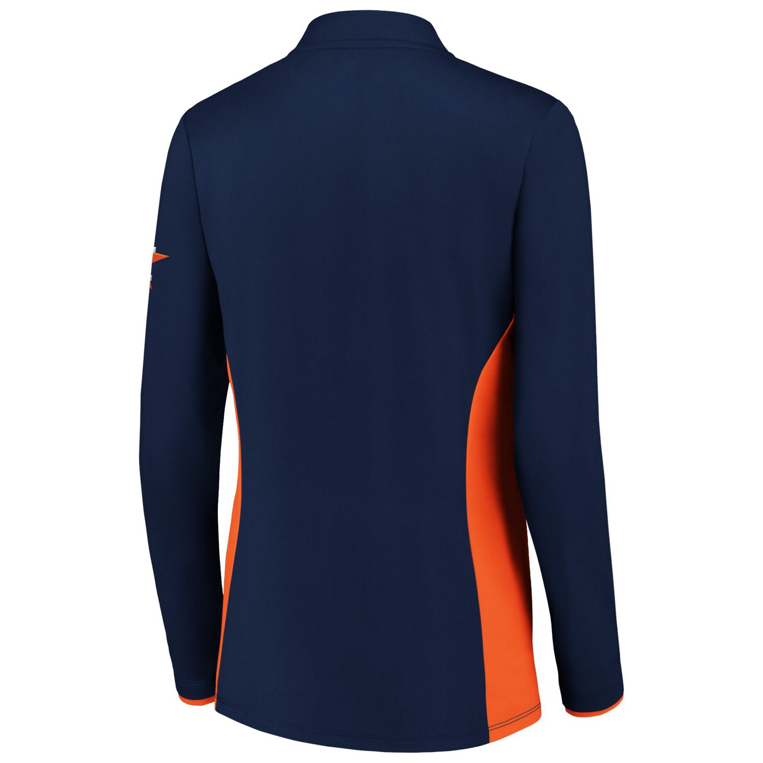 Fanatics Branded Houston Astros Iconic Marble Clutch Blade Collar Half-Zip Pullover Jacket - view number 3