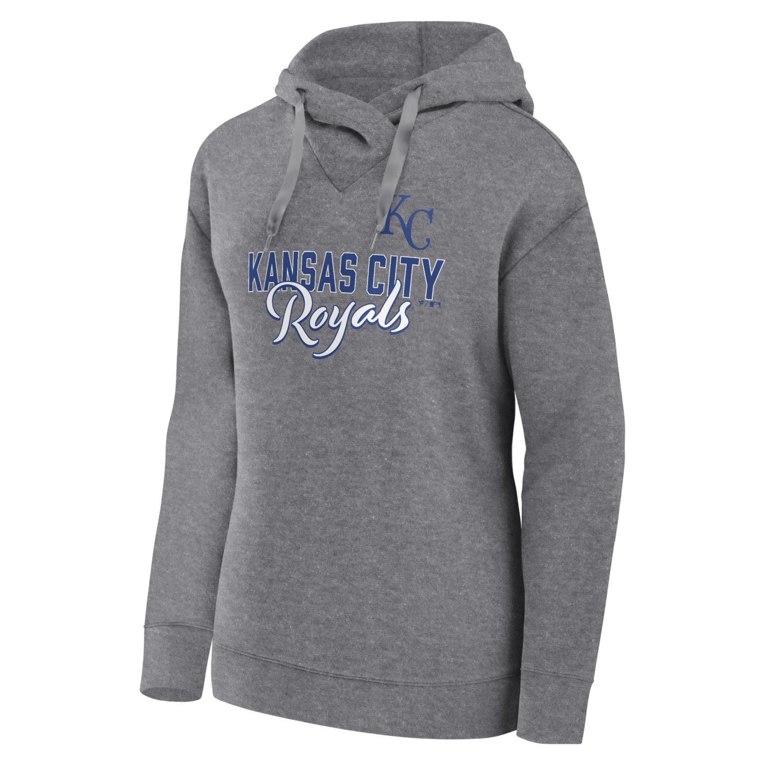 Fanatics Branded Kansas City Royals Script Favorite Lightweight Fitted Pullover Hoodie                                           - view number 2
