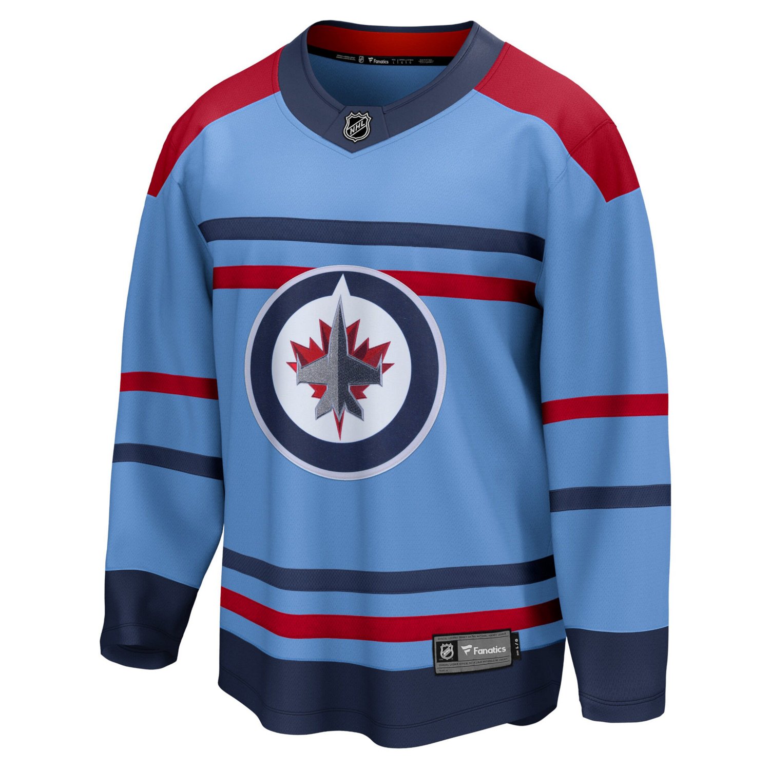 Fanatics Branded Light Winnipeg Jets Anniversary Premier Breakaway Jersey                                                        - view number 2