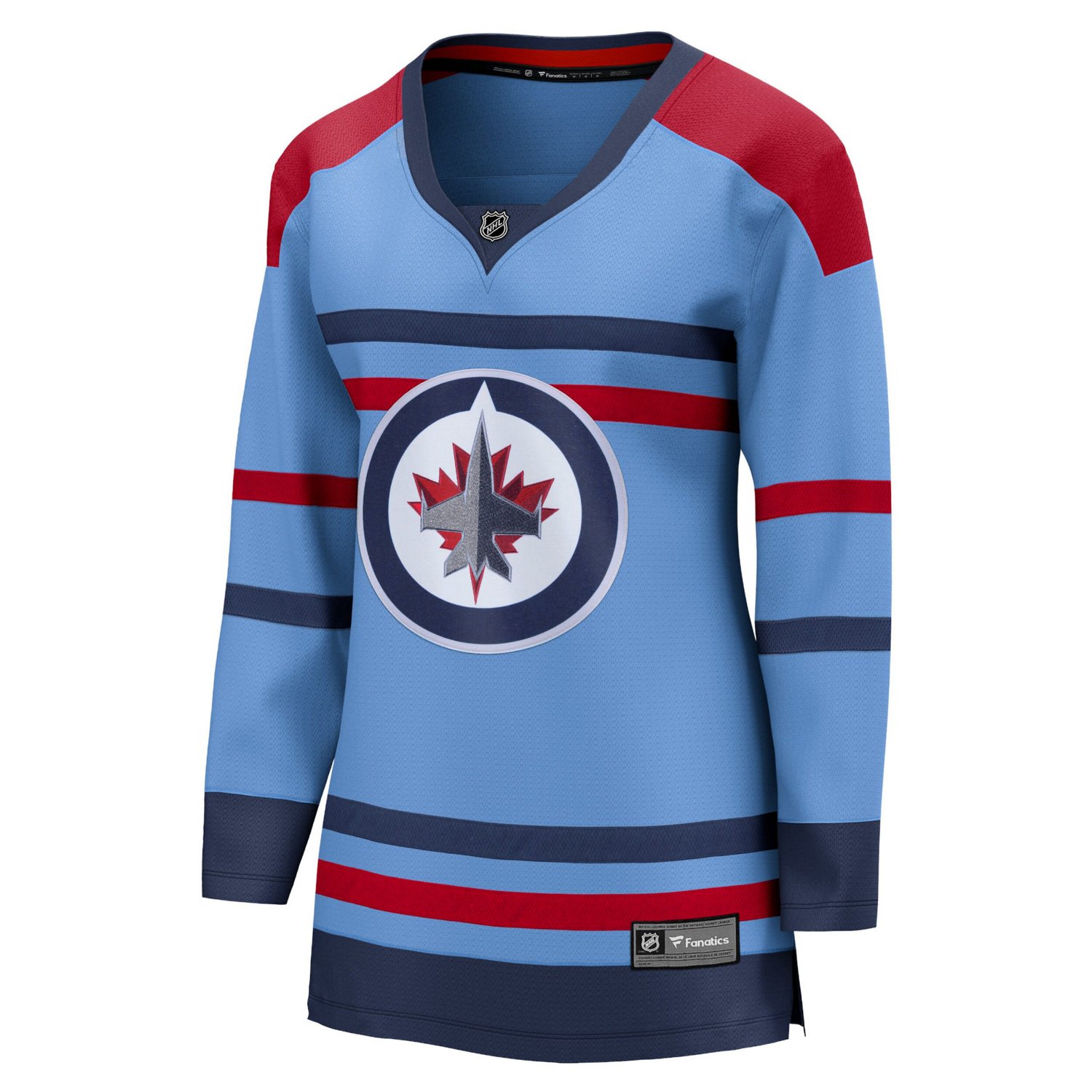 Fanatics Branded Light Winnipeg Jets Anniversary Premier Breakaway Jersey                                                        - view number 2