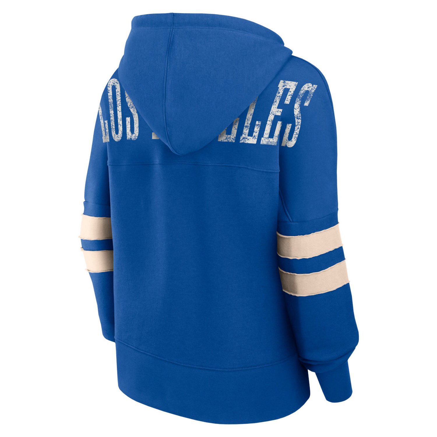 Fanatics Branded Los Angeles Dodgers Bold Move Notch Neck Pullover Hoodie - view number 3