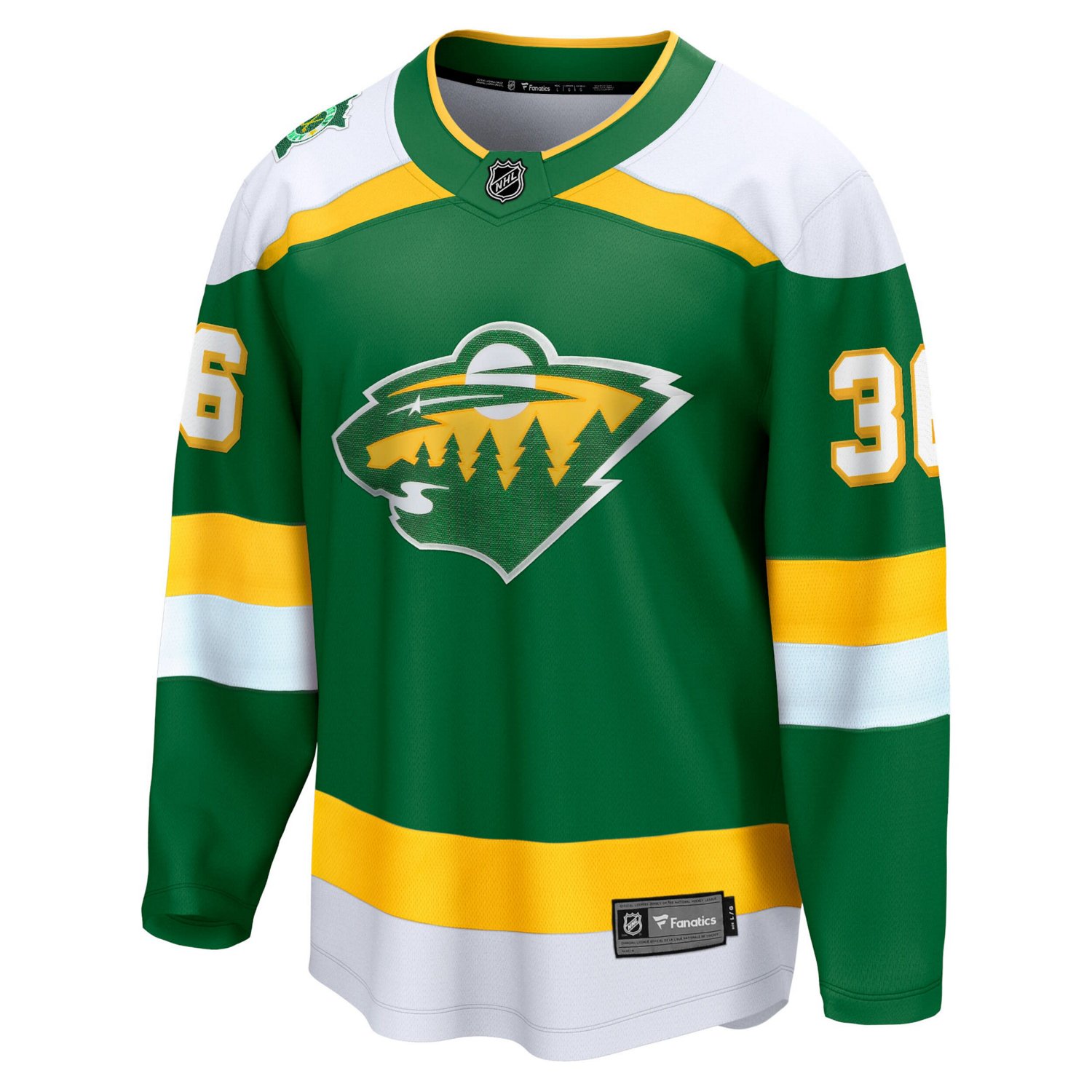 Fanatics Branded Mats Zuccarello Minnesota Wild Alternate Premier Breakaway Player Jersey                                        - view number 2