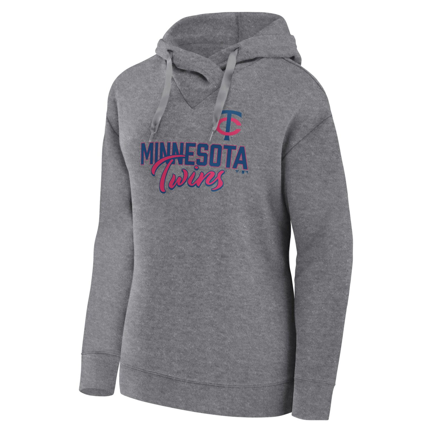 Fanatics Branded Minnesota Twins Script Favorite Lightweight Fitted Pullover Hoodie                                              - view number 2