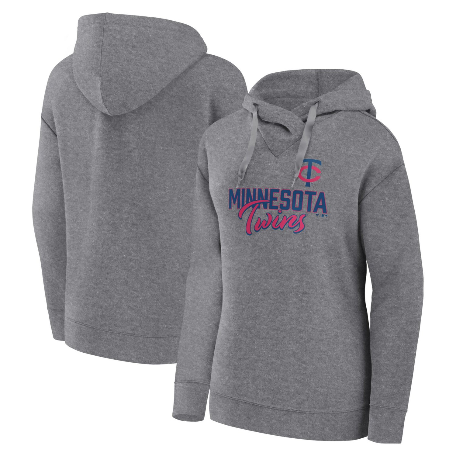 Fanatics Branded Minnesota Twins Script Favorite Lightweight Fitted Pullover Hoodie                                              - view number 1