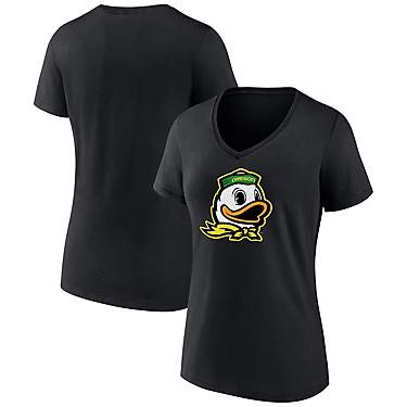 Fanatics Branded Oregon Ducks Evergreen Logo V-Neck T-Shirt                                                                     