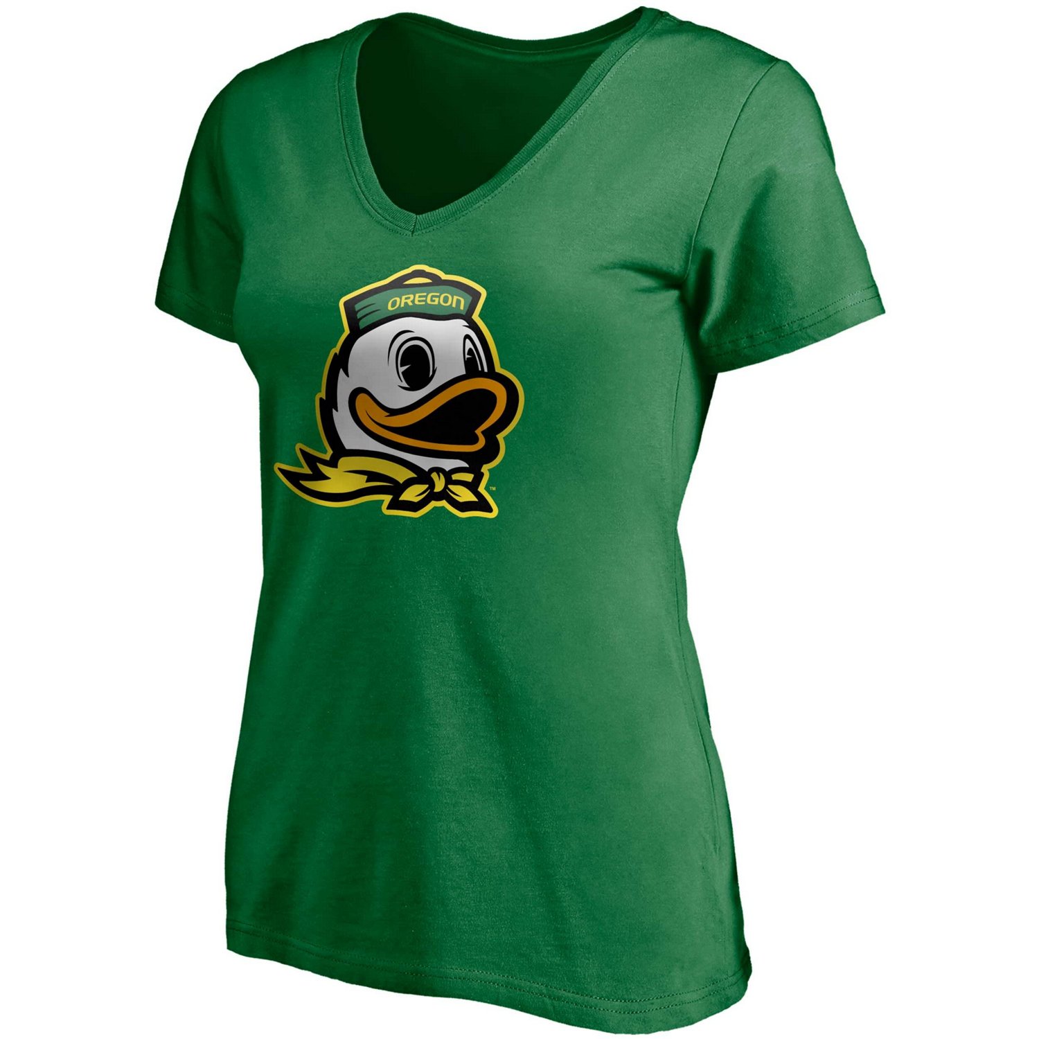 Fanatics Branded Oregon Ducks Primary Logo V-Neck T-Shirt - view number 2