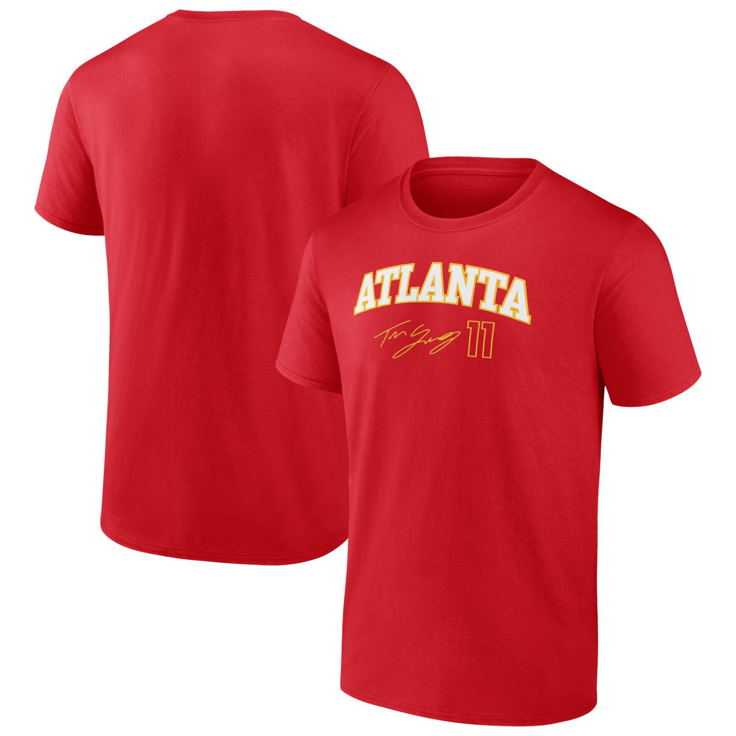 Fanatics Branded Trae Young Atlanta Hawks Name  Number T-Shirt                                                                   - view number 1