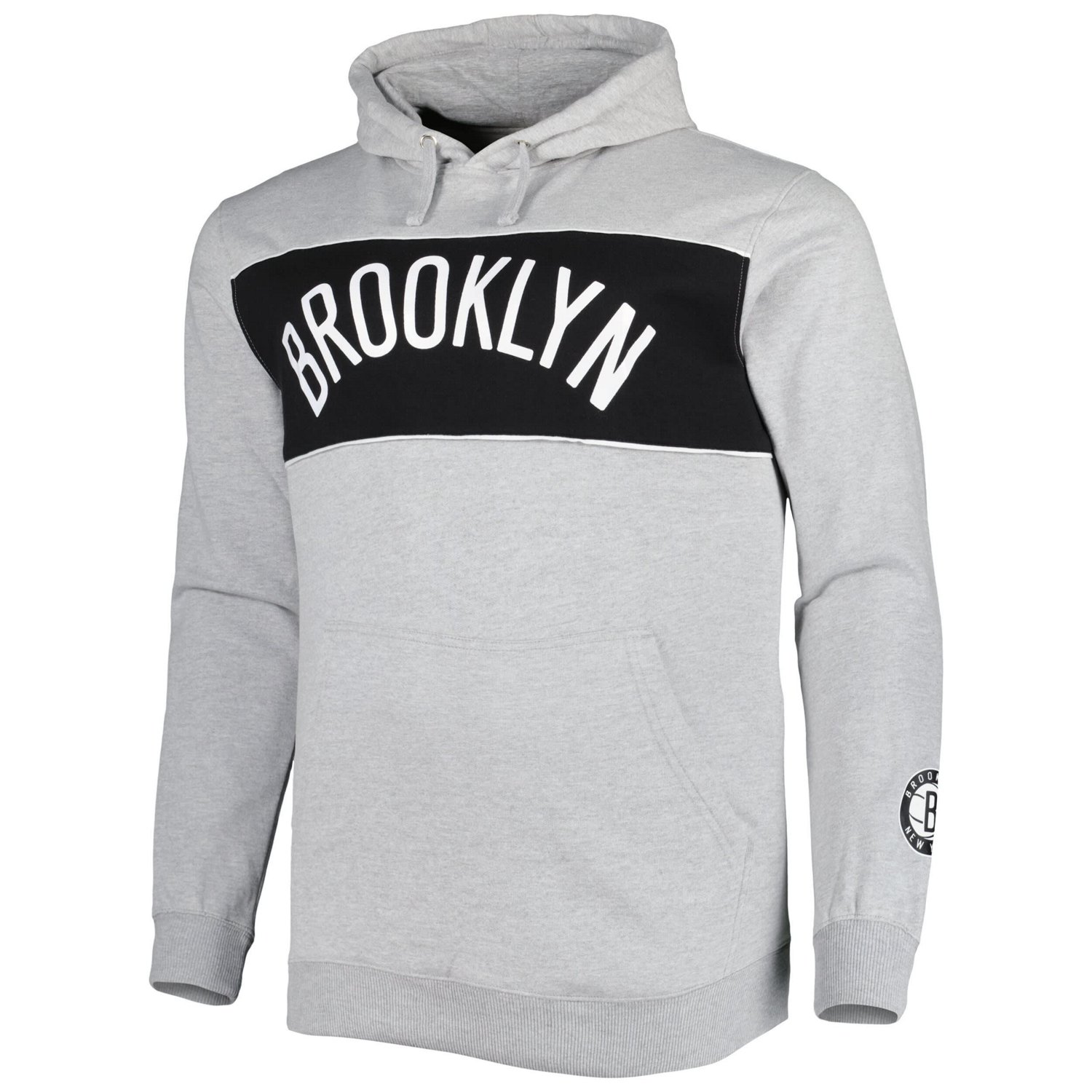Fanatics Brooklyn Nets Big  Tall Wordmark Pullover Hoodie