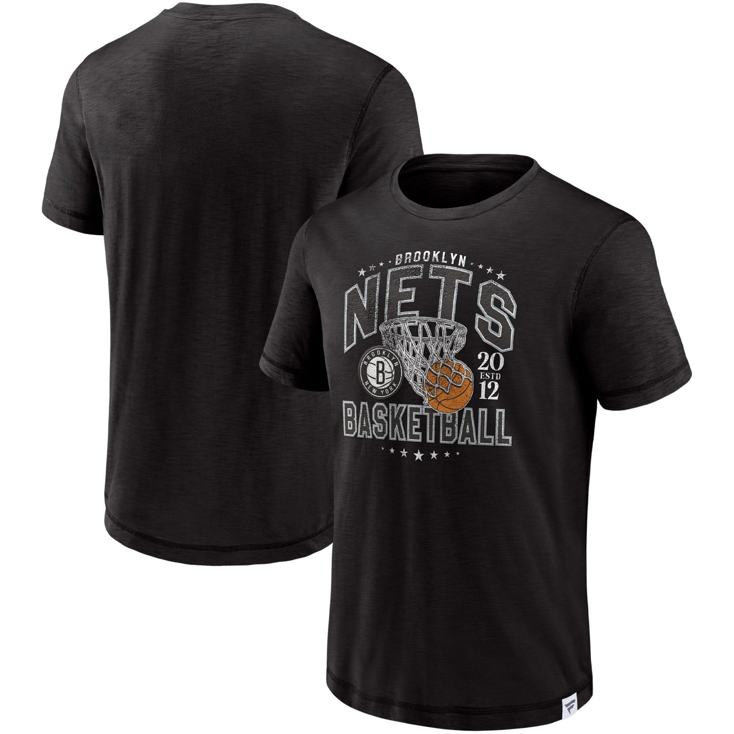 Fanatics Brooklyn Nets Reinforce True Classics Vintage Slub T-Shirt