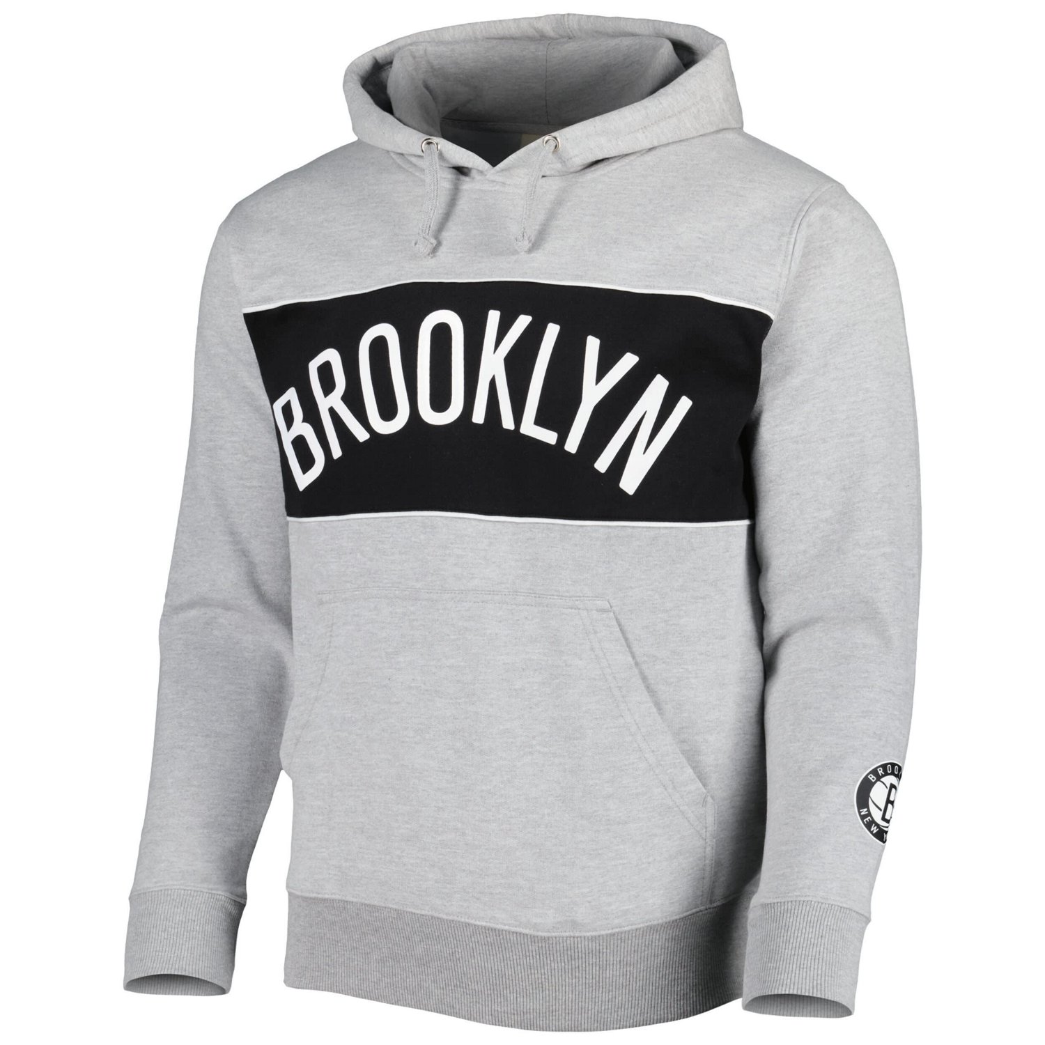 Fanatics Brooklyn Nets Wordmark French Terry Pullover Hoodie                                                                     - view number 2